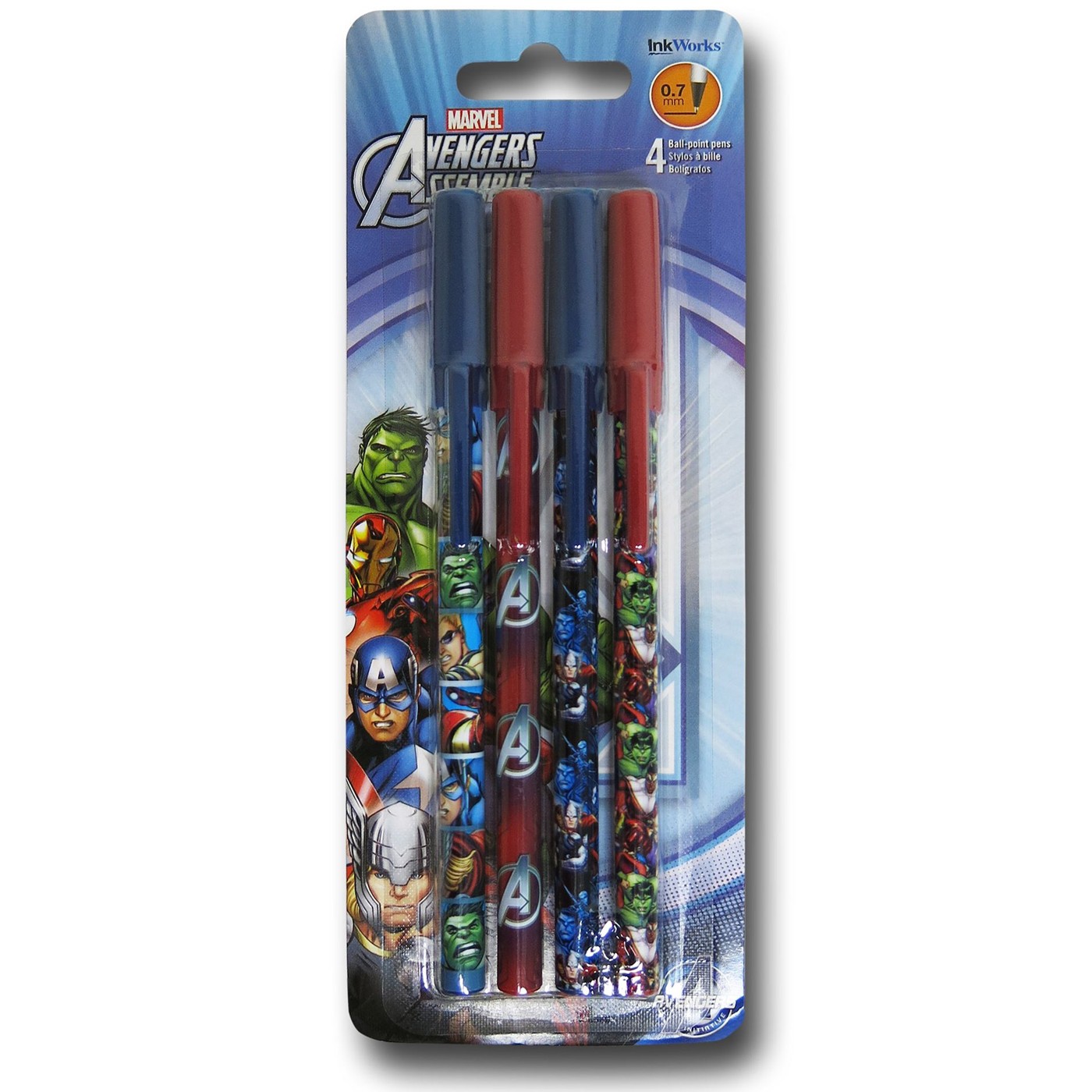 Avengers Stick Pen 4-Pack