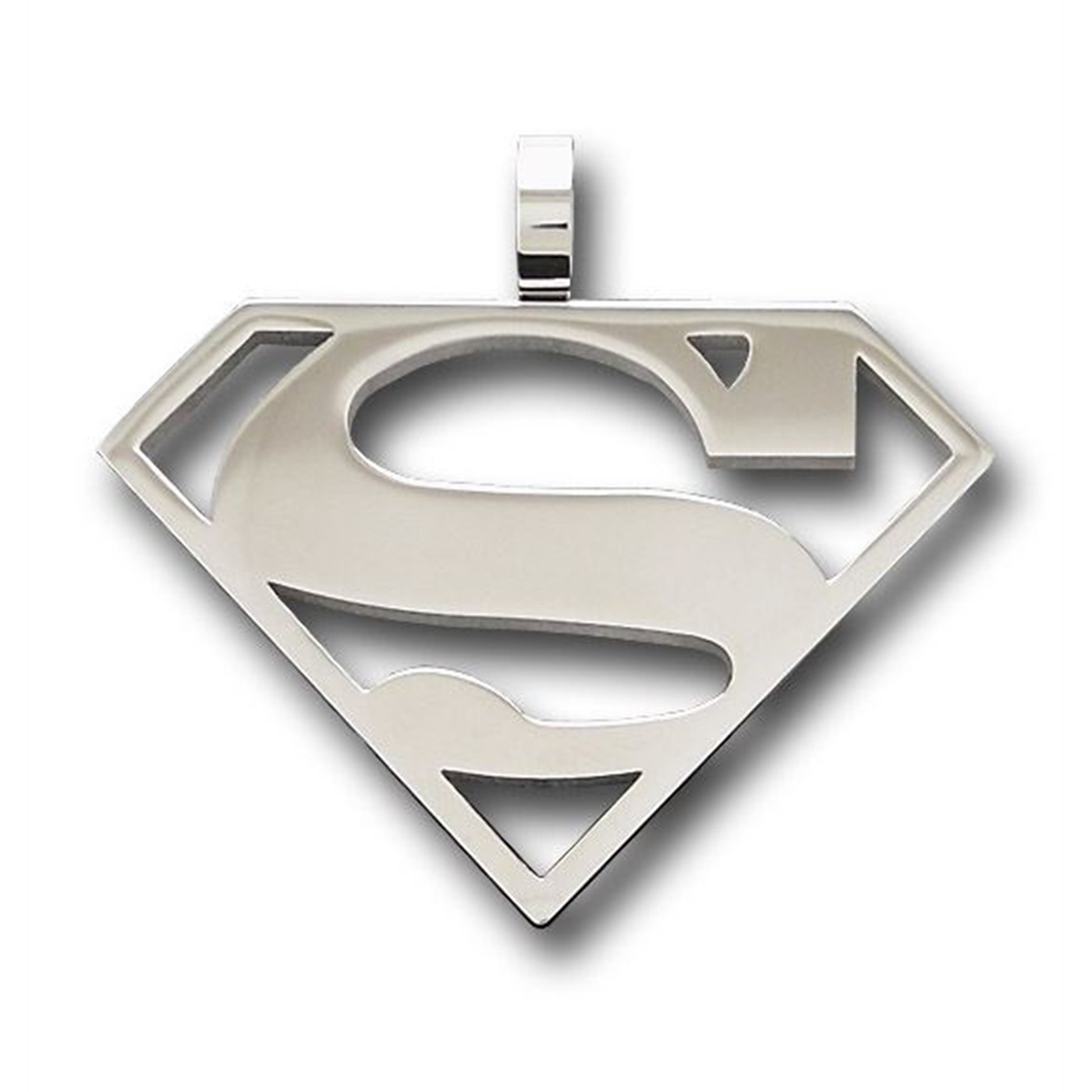 Superman Stainless Steel Symbol Pendant