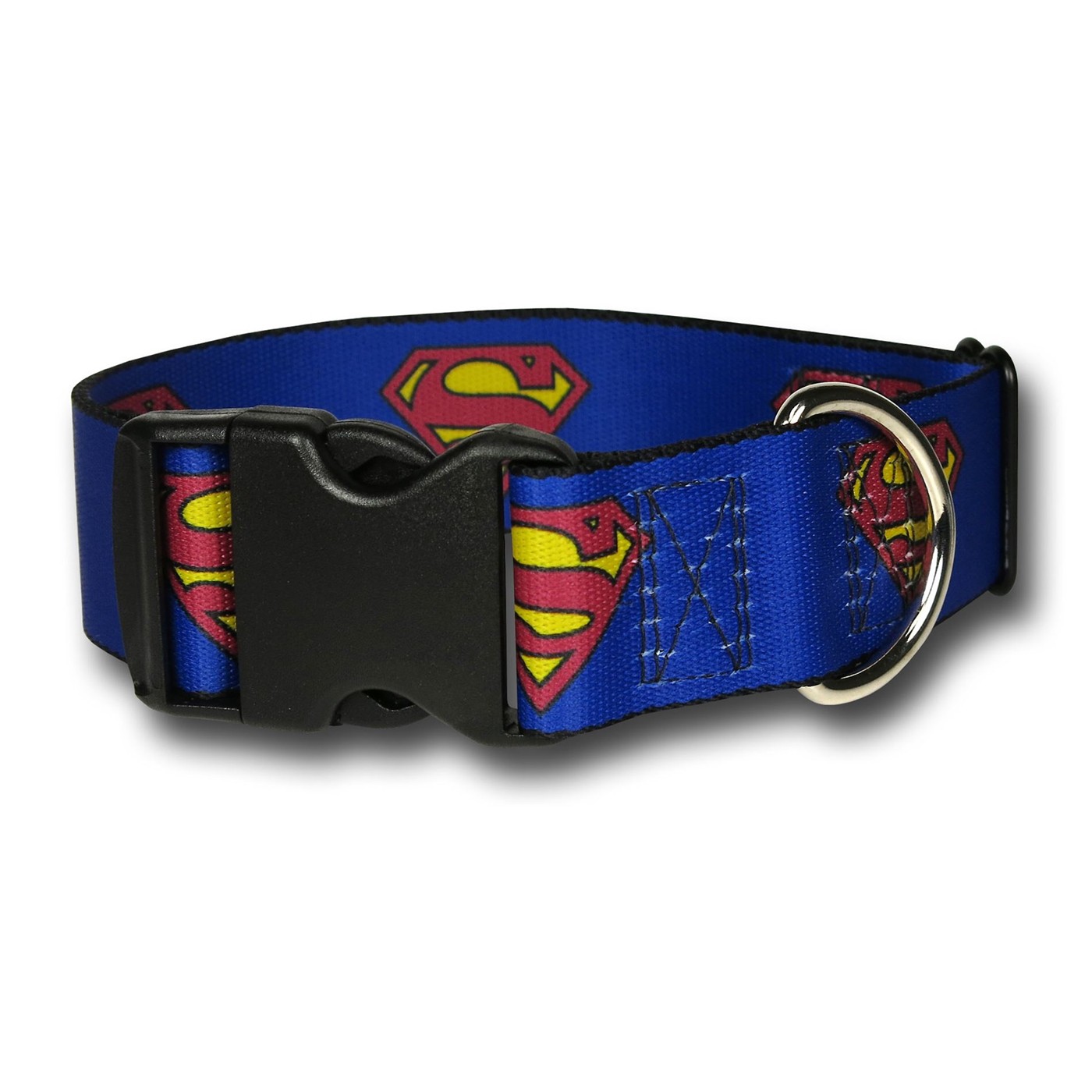 Superman Symbol Plastic Clasp Dog Collar