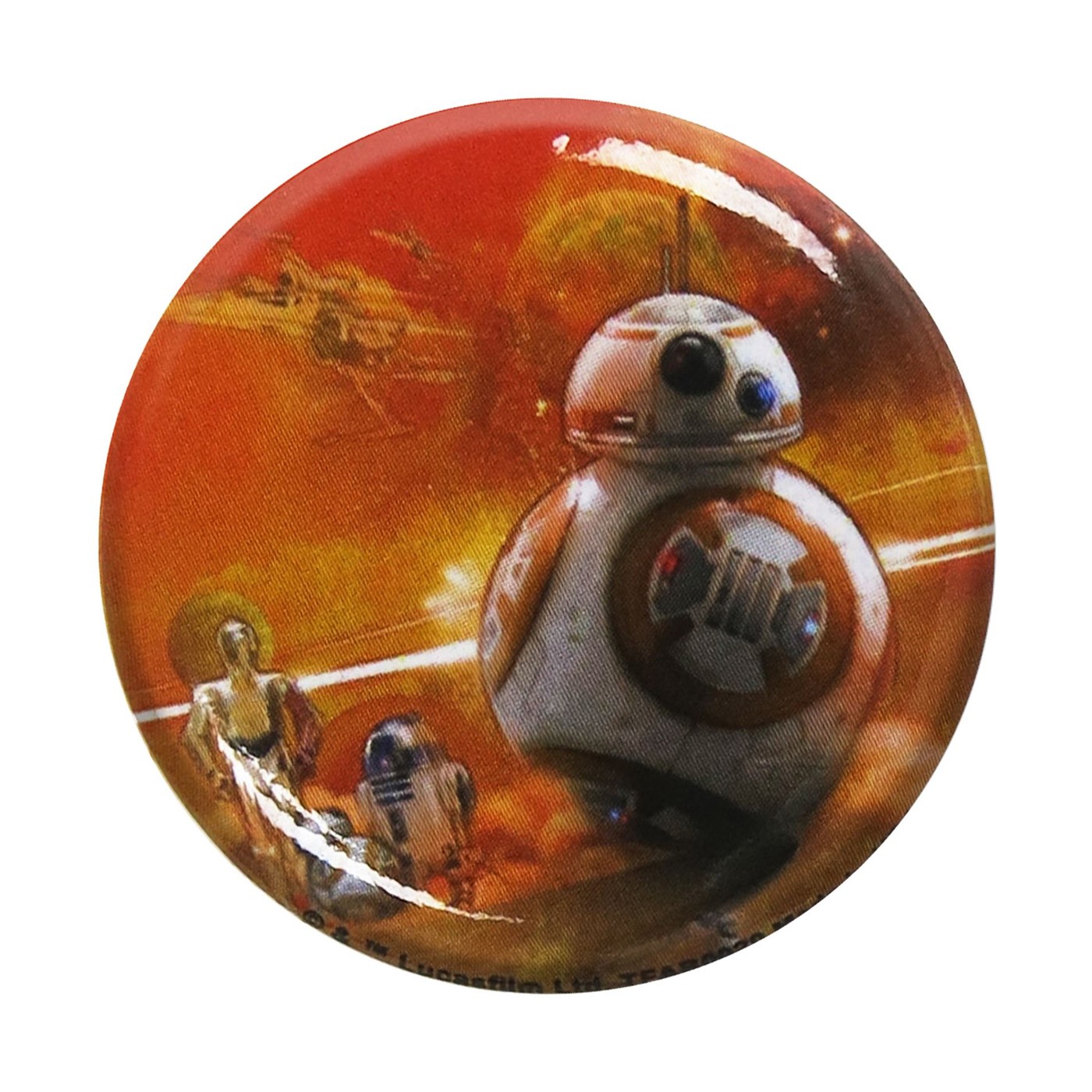 Star Wars Force Awakens BB-8 Rolling Button
