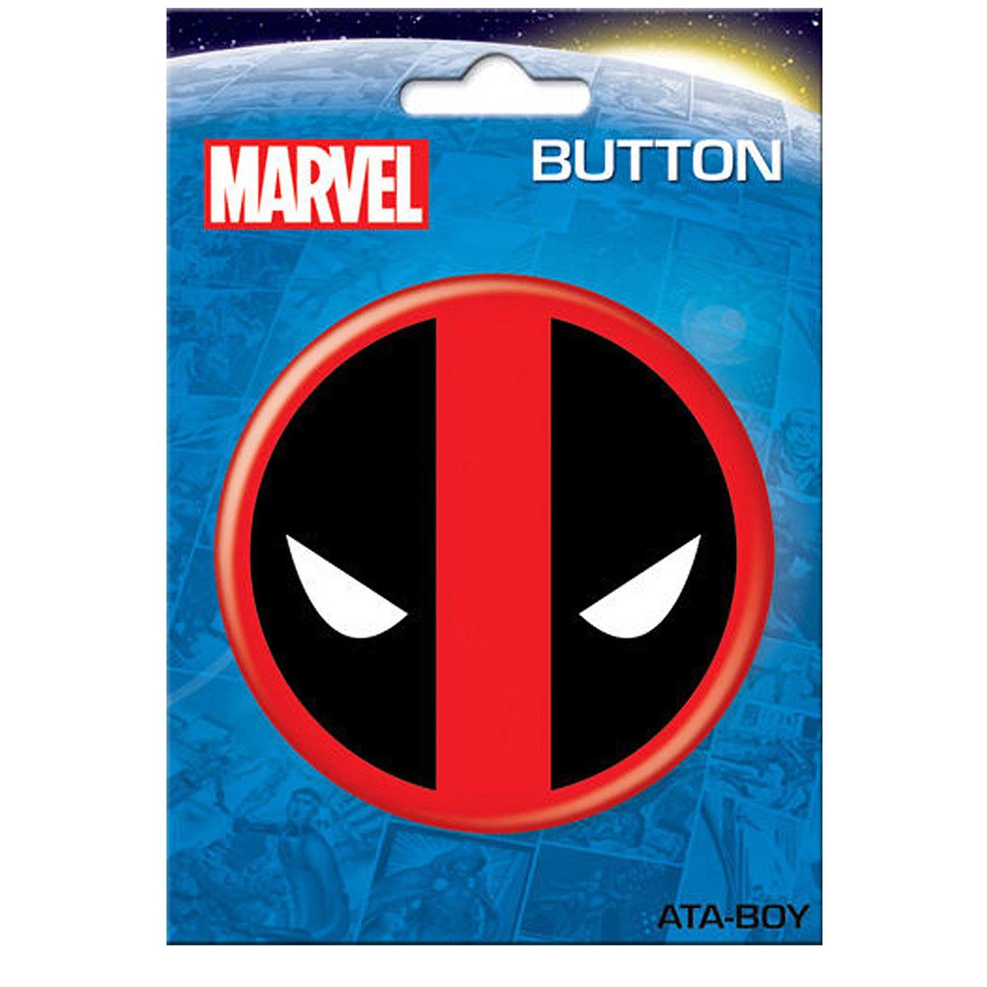Deadpool Symbol 3" Button