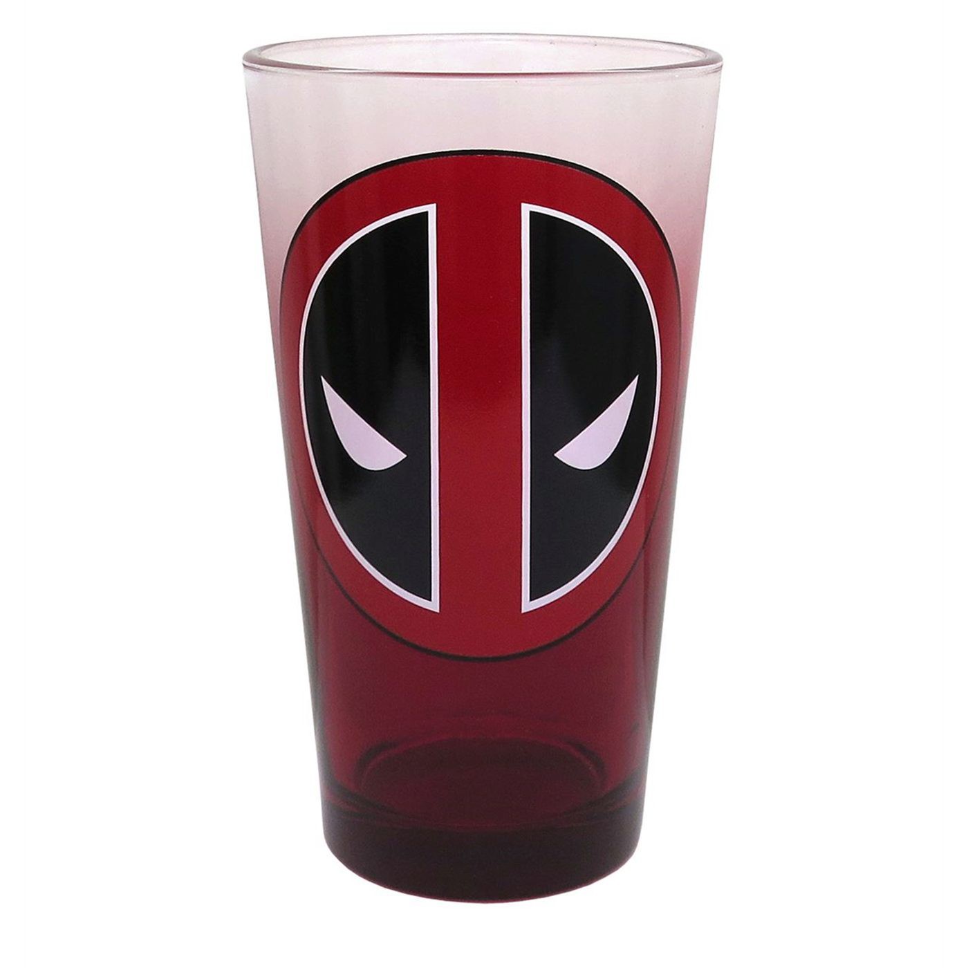 Deadpool Symbol Red Fade Pint Glass
