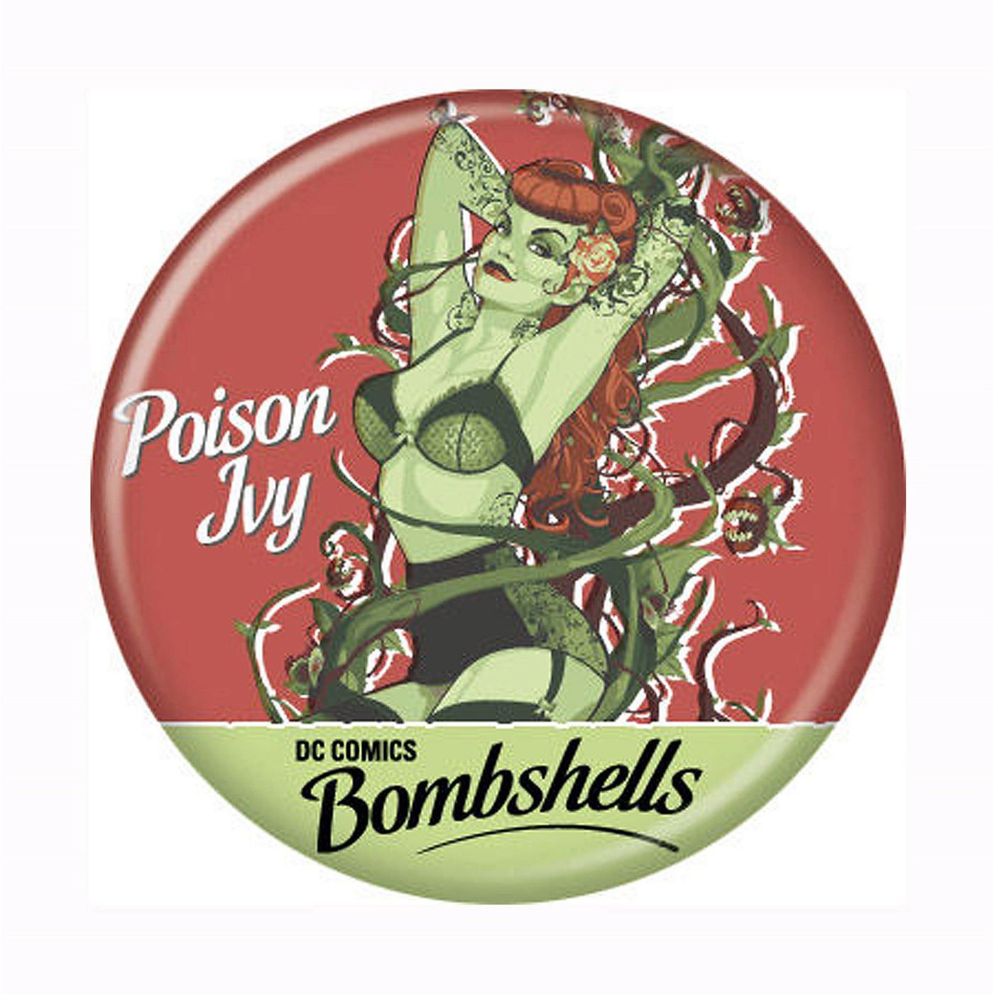 Poison Ivy DC Bombshells Button