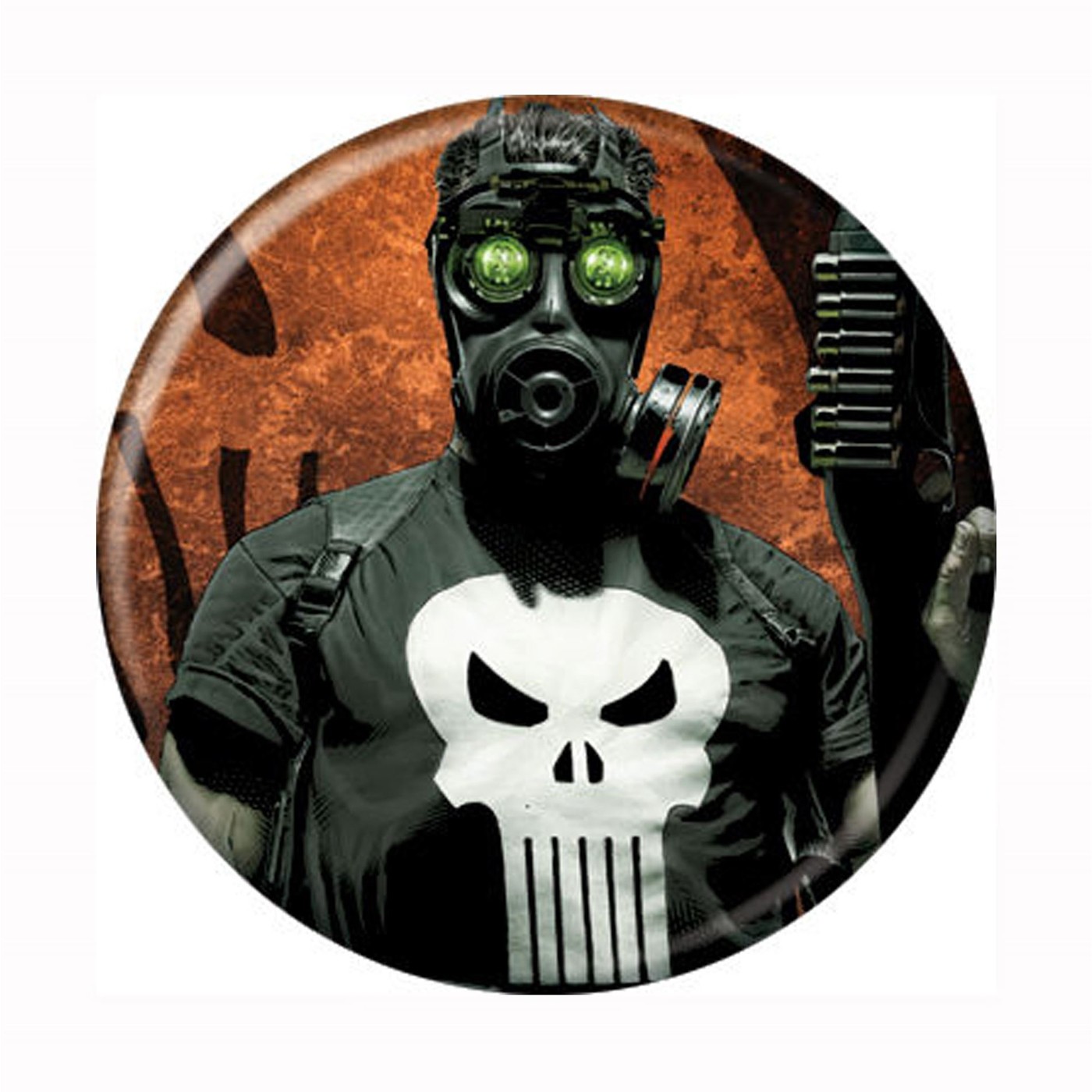 Punisher Gas Mask Button