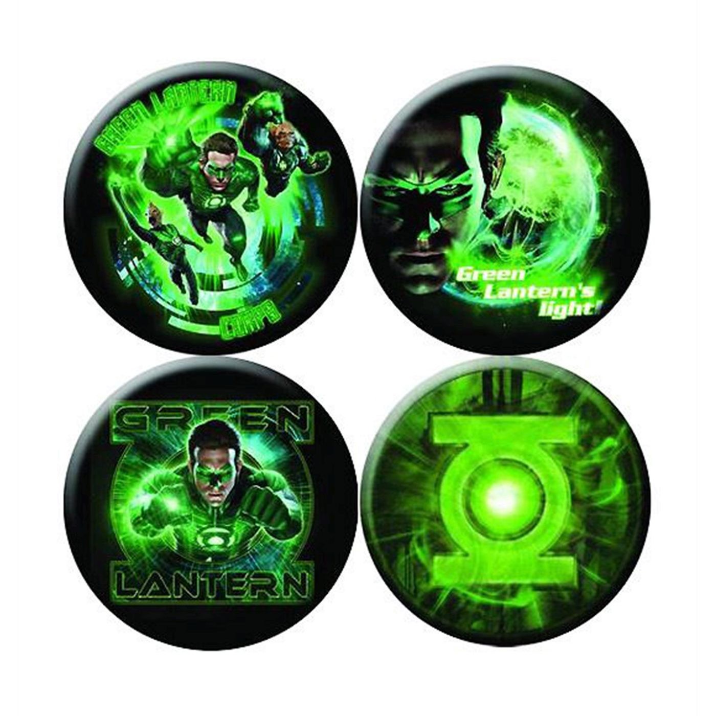 Green Lantern Movie 4 Pin Set