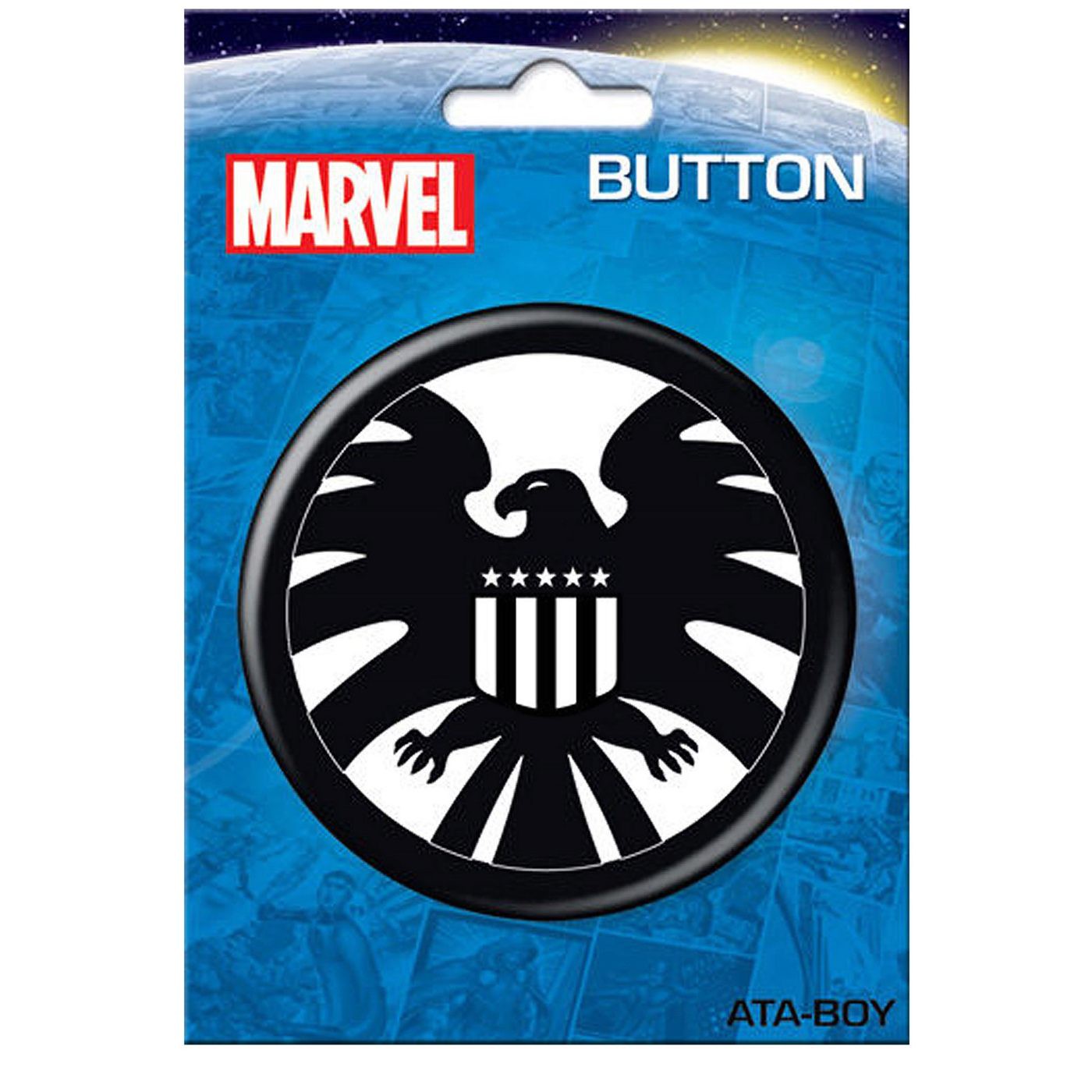 SHIELD Symbol 3" Button