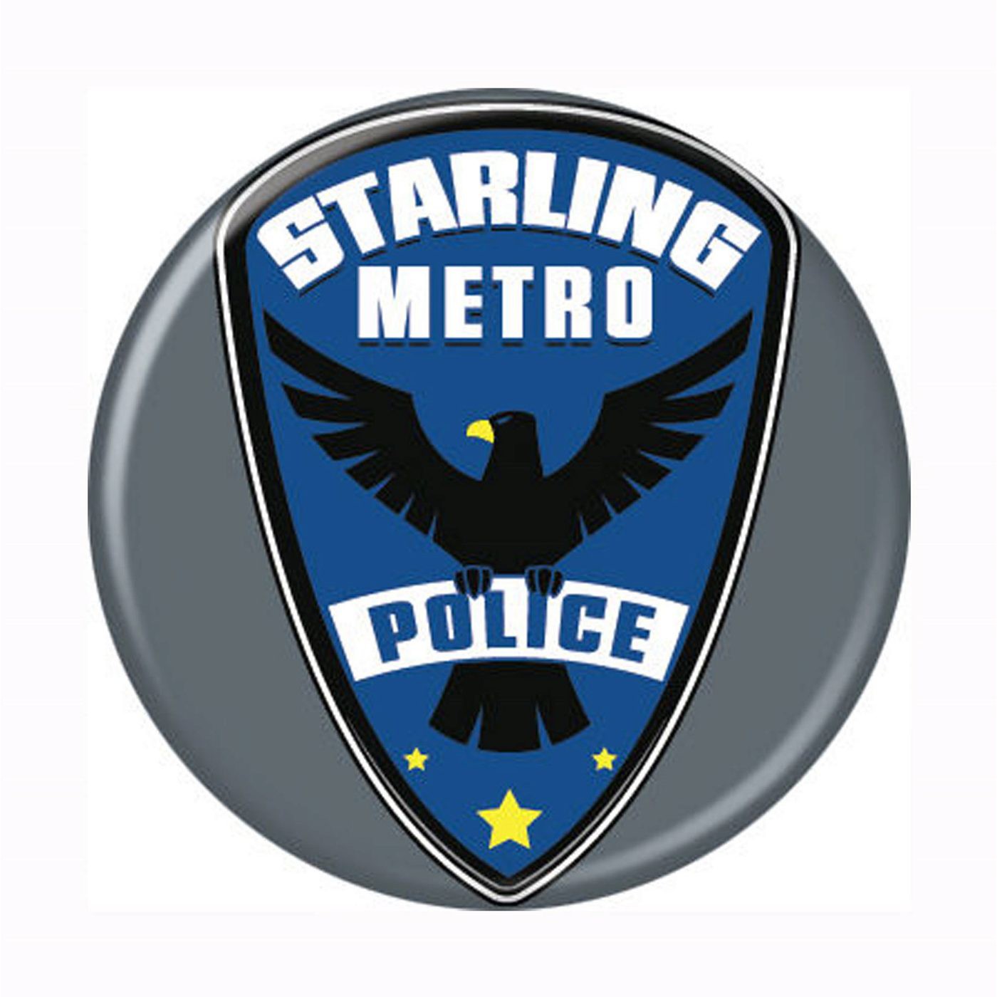 Green Arrow Starling Metro Police Button