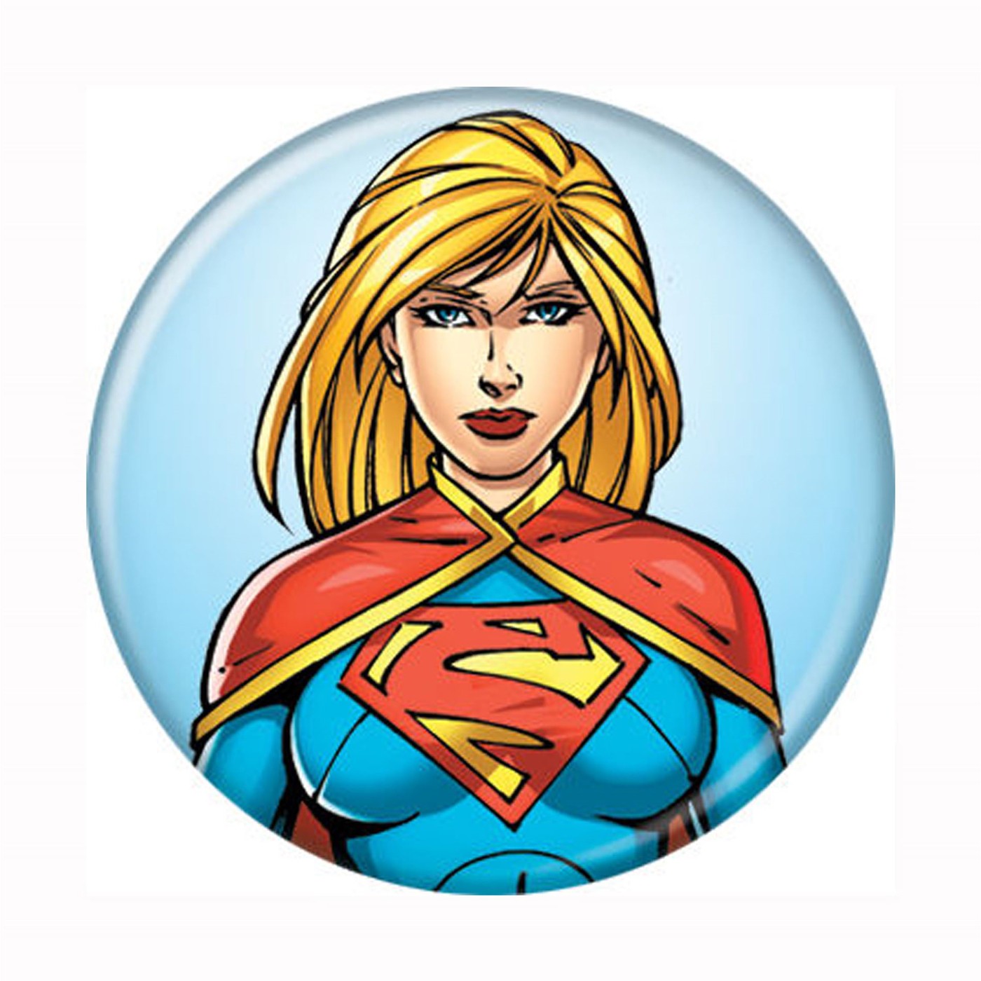 Supergirl Headshot New 52 Button