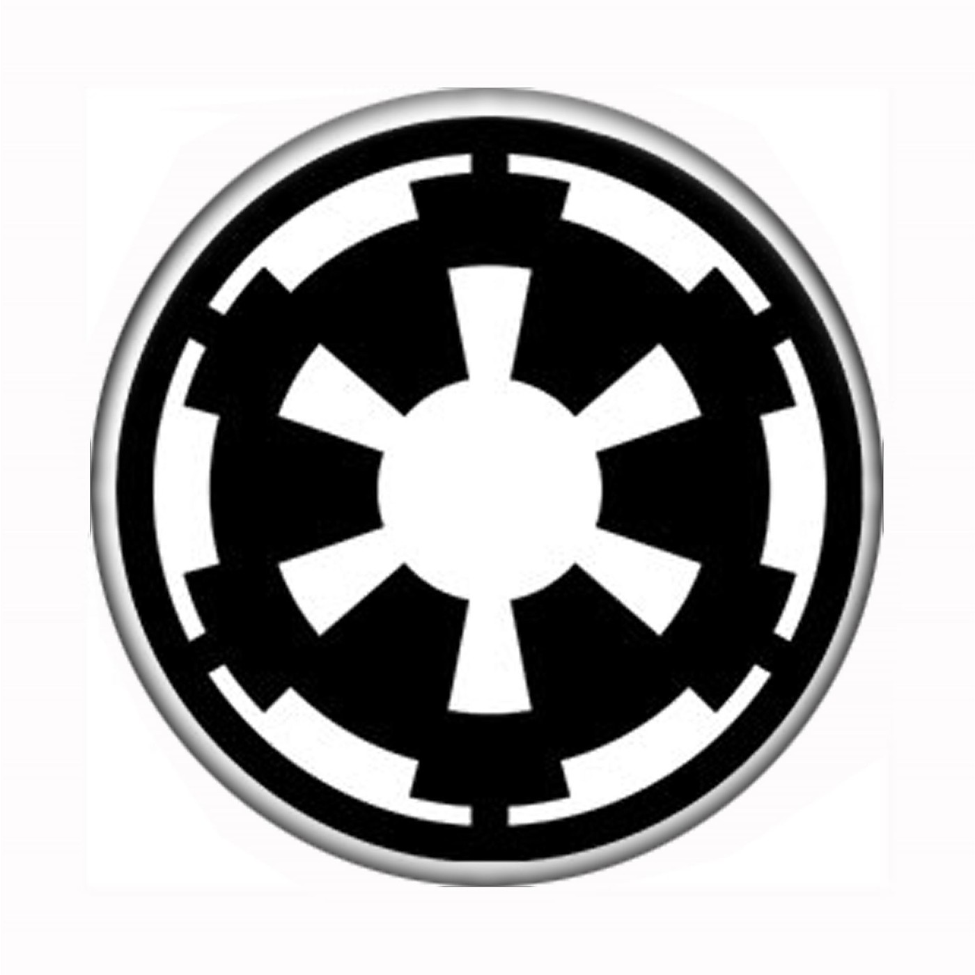 Star Wars Galactic Empire Sith Symbol Button