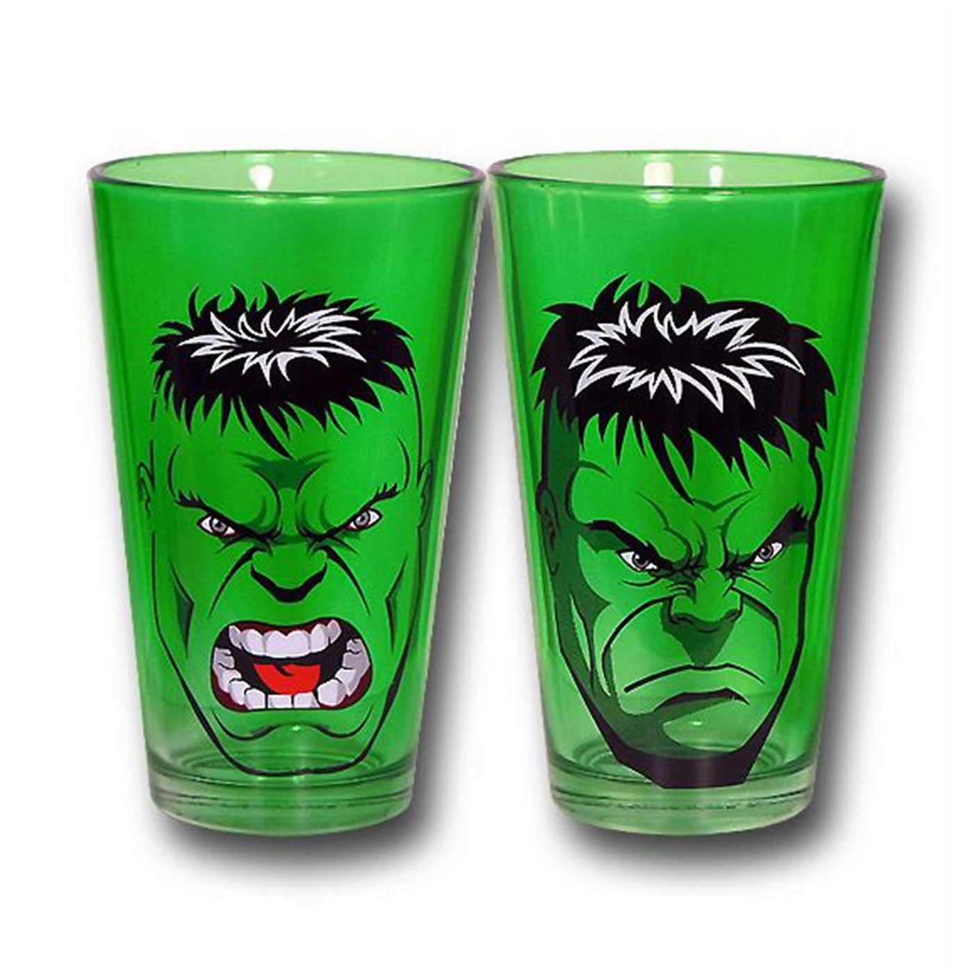 Hulk Expressions Green Pint Glass 2-Pack