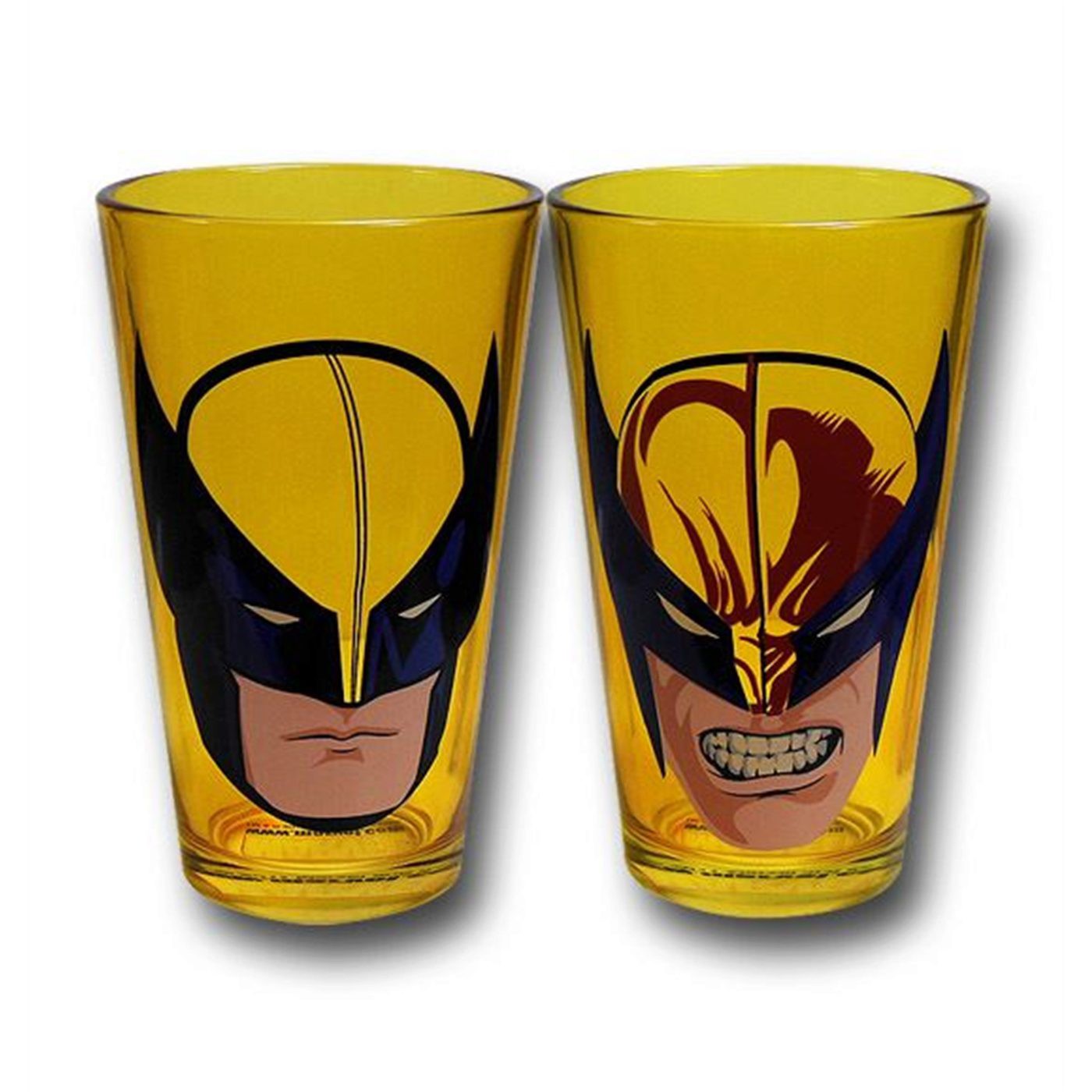 Wolverine Colored Pint Glass 2-Pack