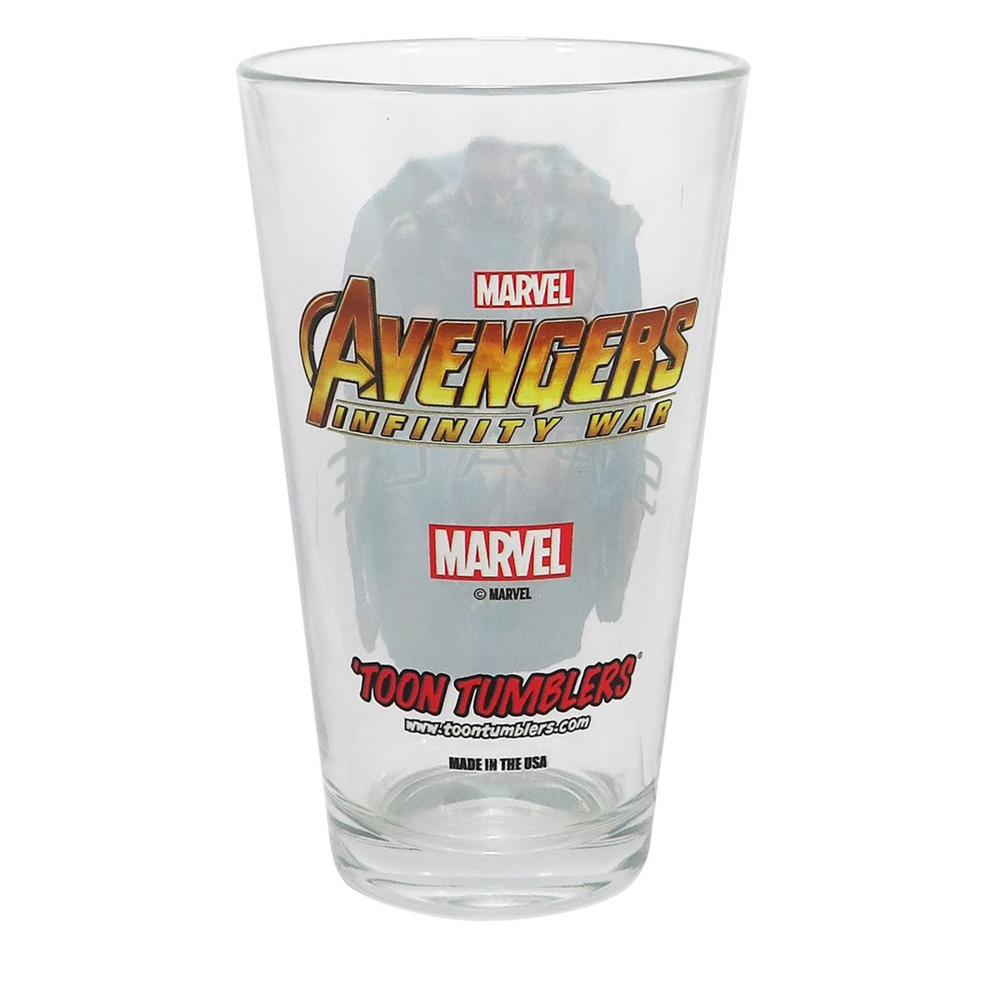 Avengers Infinity War Space Pint Glass