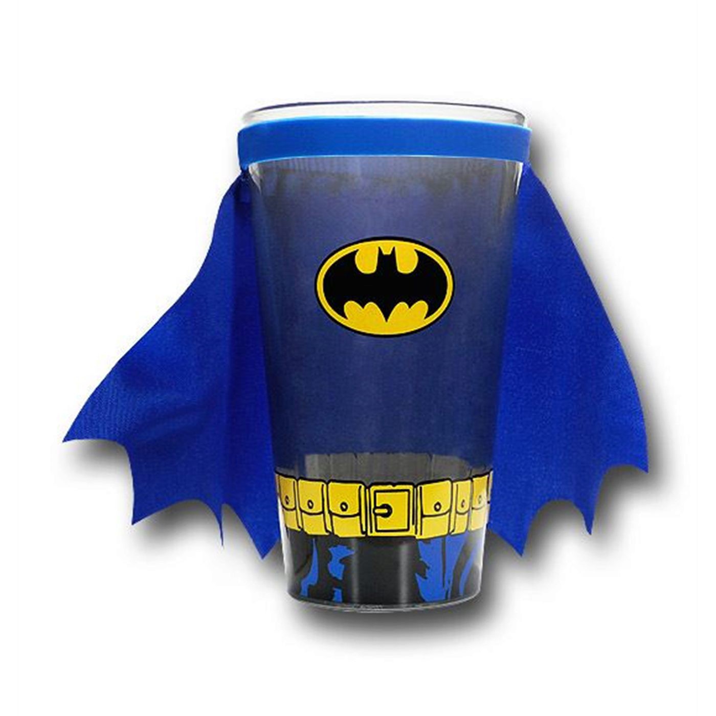 Batman Costume and Cape Pint Glass