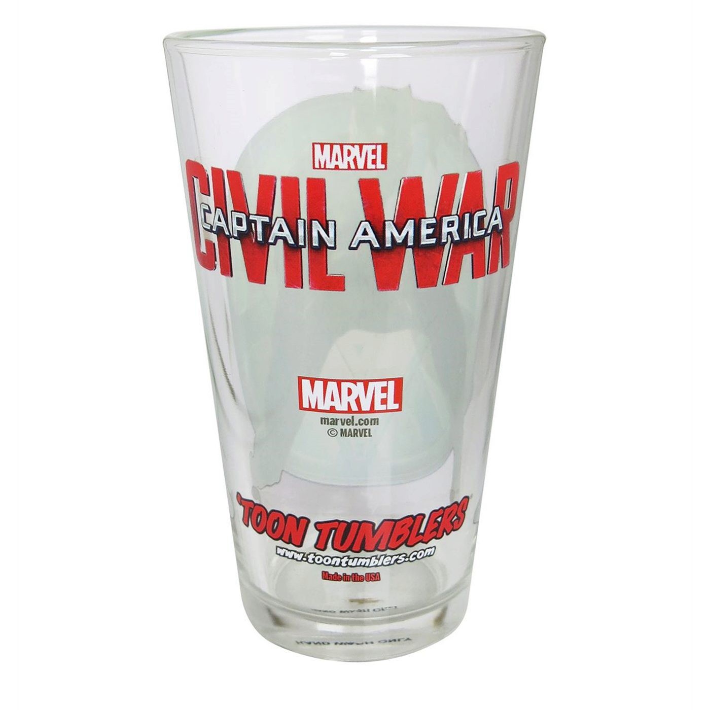 Black Panther Civil War Pint Glass