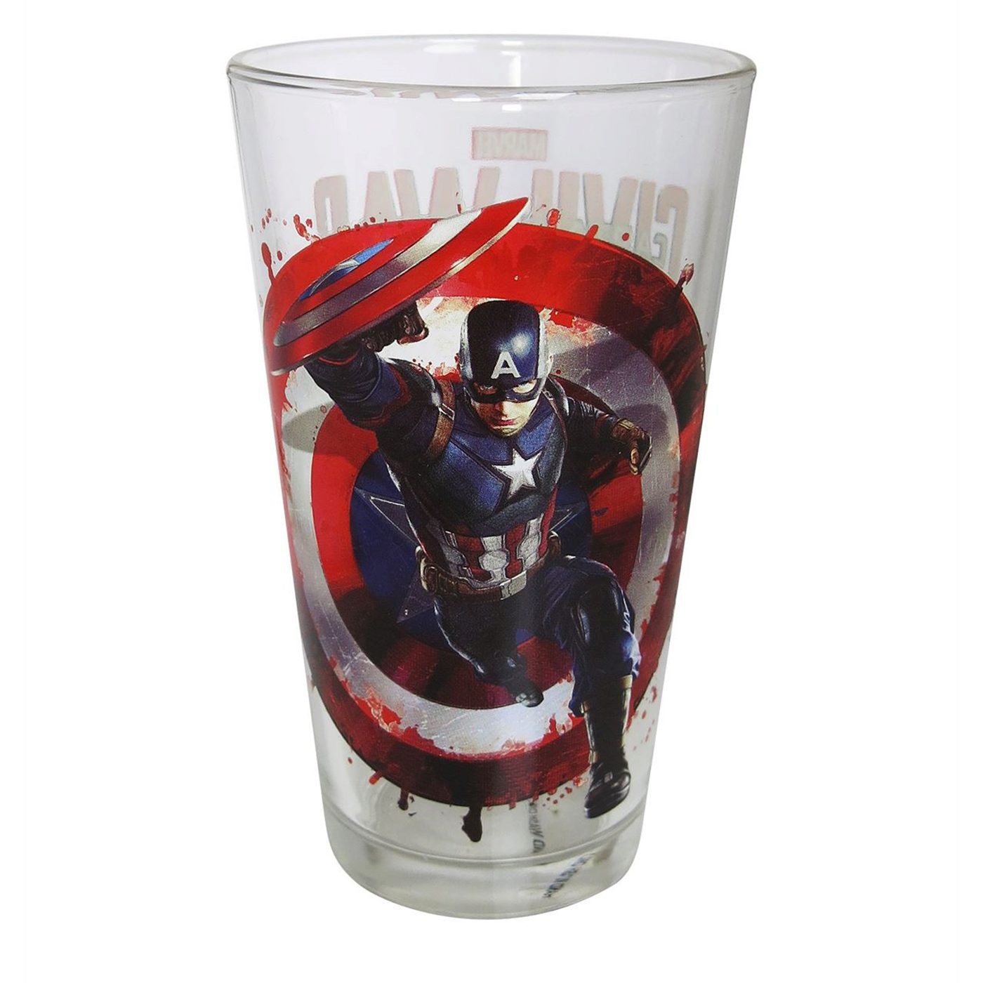 Captain America Civil War Pint Glass