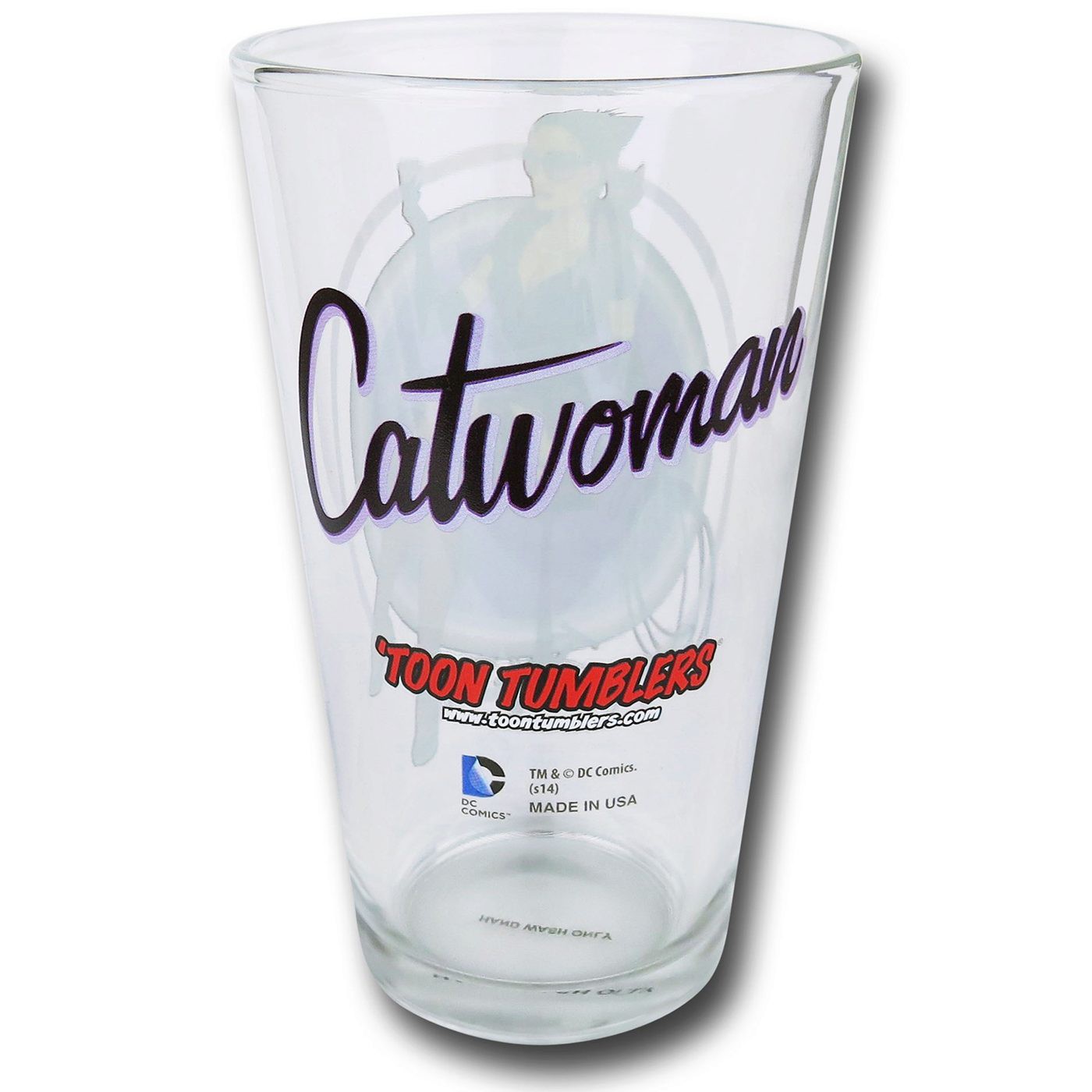 Catwoman Bombshells Pint Glass