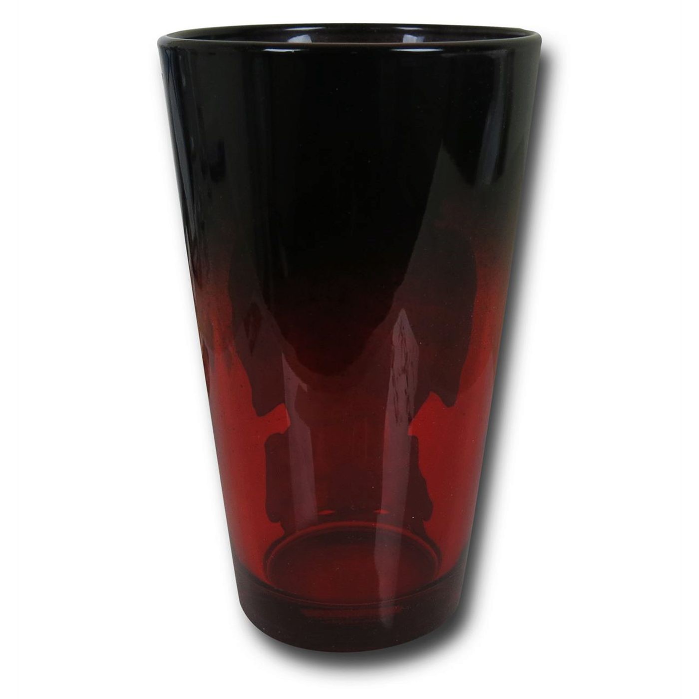 Deadpool Red Black Fade Pint Glass