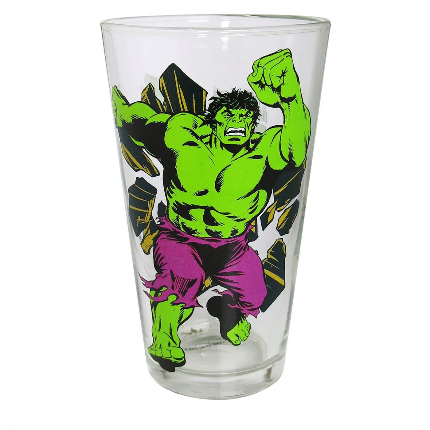 Hulk Retro Pint Glass