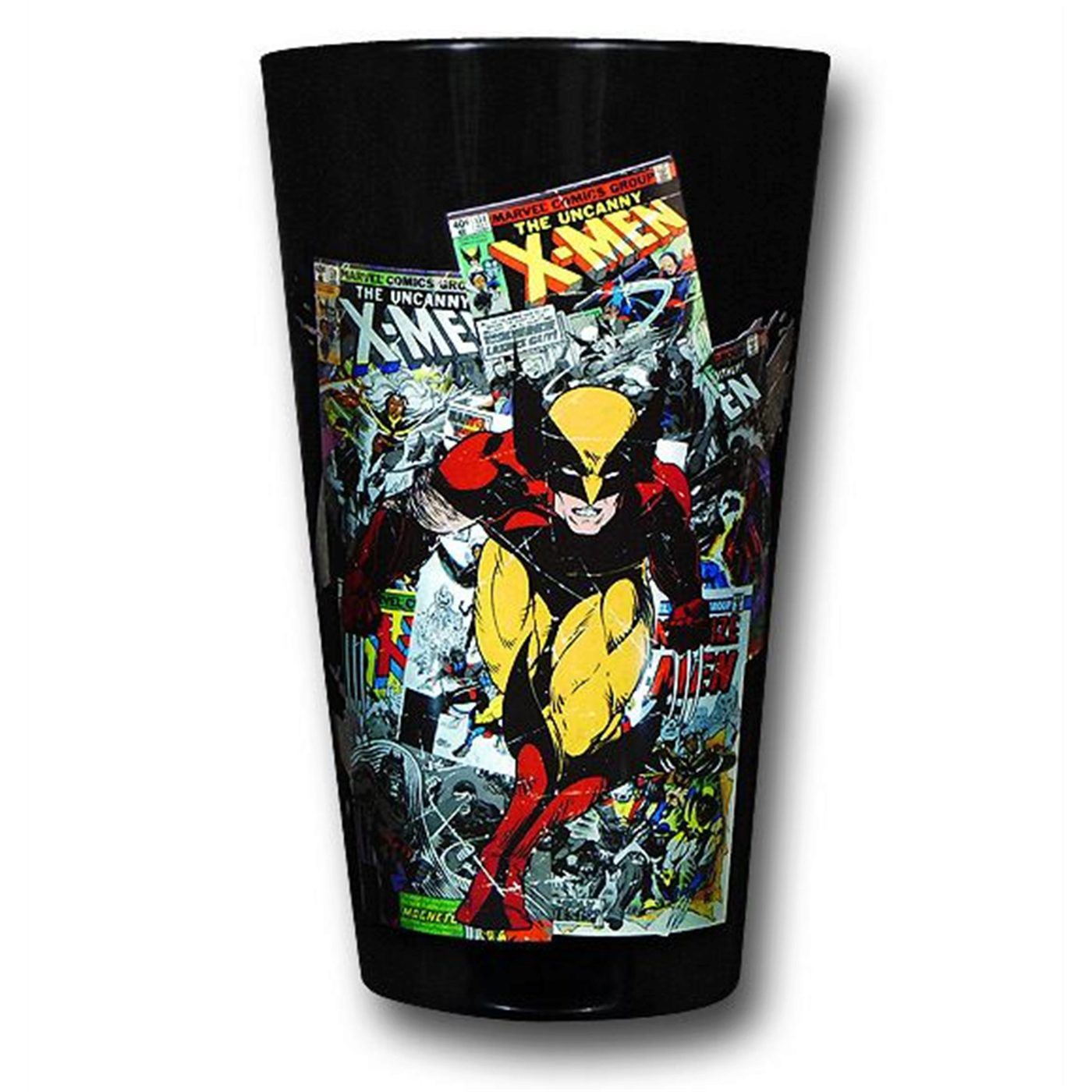 Marvel Heroes Comic Background Pint Glass Set