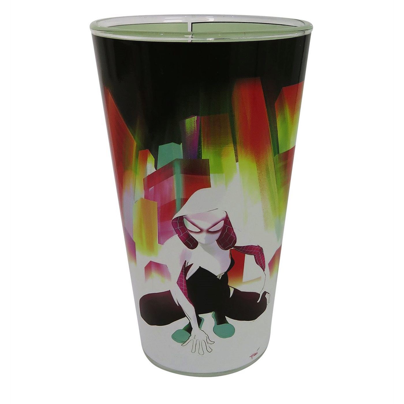 Spider-Gwen Comic Cover Pint Glass