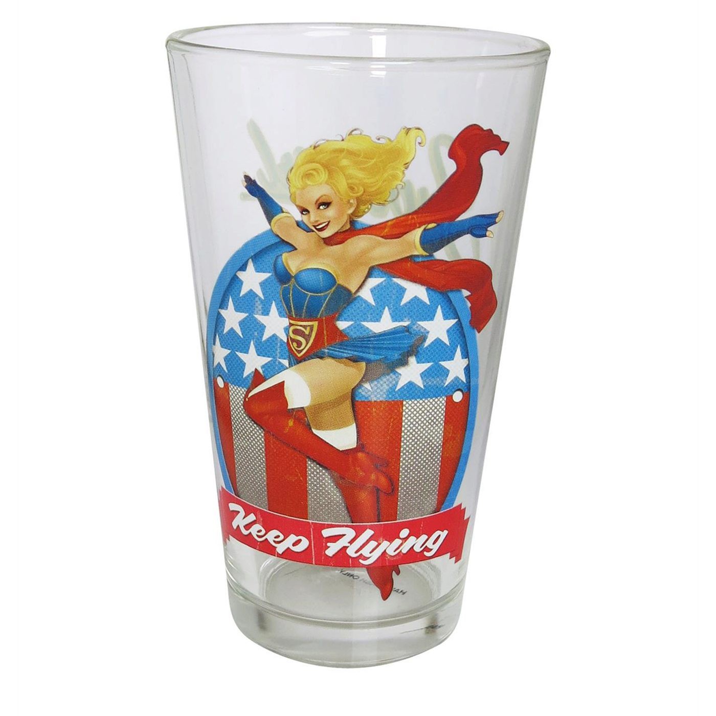 Supergirl DC Bombshell Pint Glass