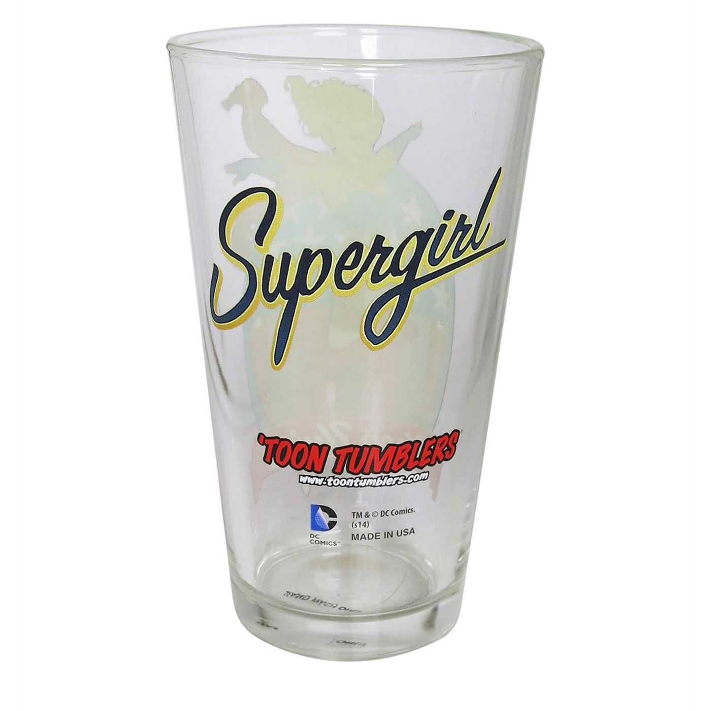 Supergirl DC Bombshell Pint Glass