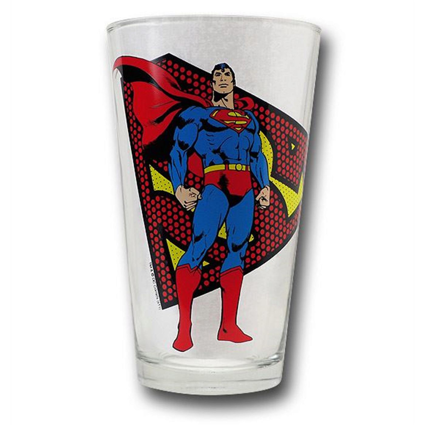 Superman Heroic Stud Stance w/Symbol Backdrop Pint