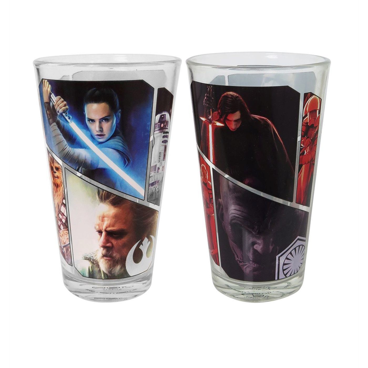 Star Wars The Last Jedi Pint Glass 2-Pack