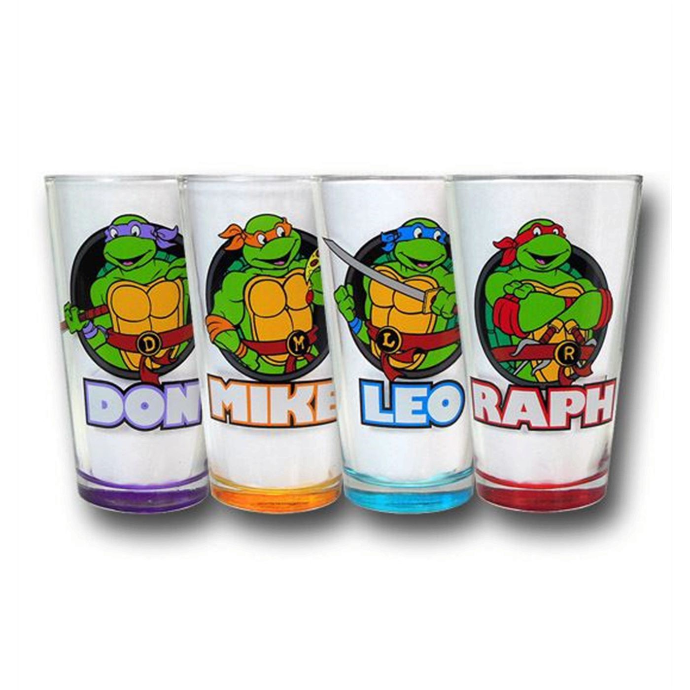 TMNT Profile and Color Pint Glass Set