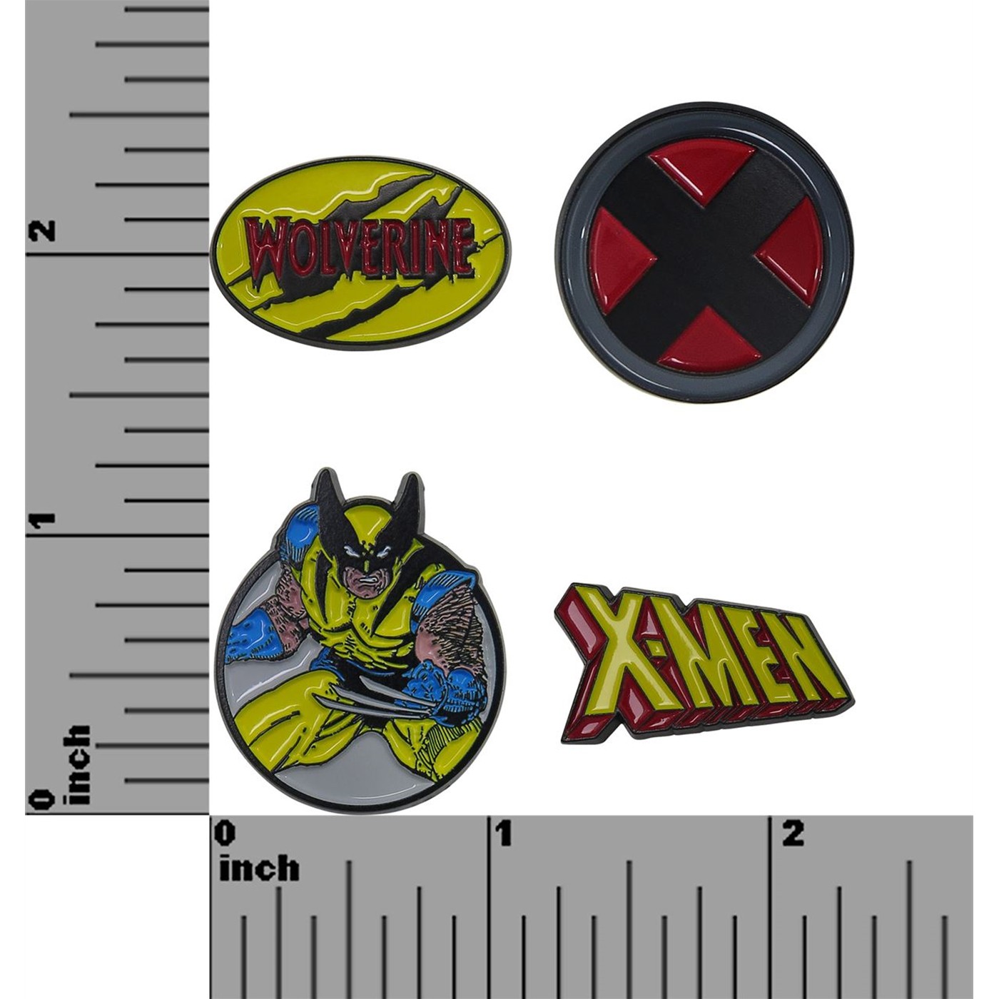 Wolverine & The X-Men Lapel Pin Set of 4