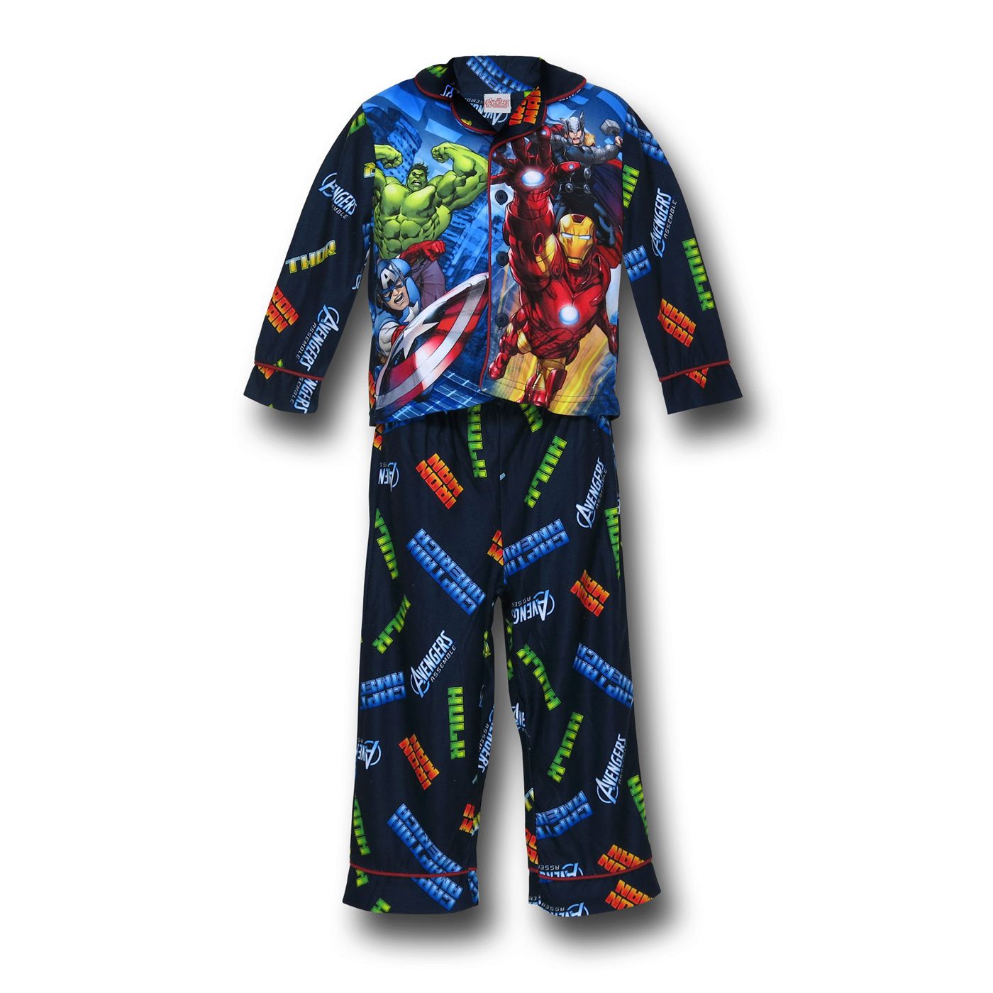 Avengers Heroes & Logos Kids Pajama Set