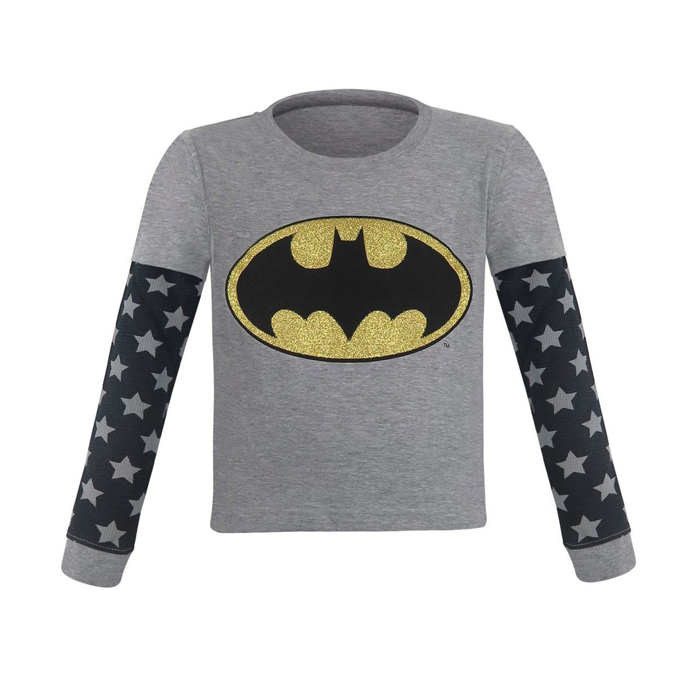 Batgirl Retro Girl's Thermal Pajama Set