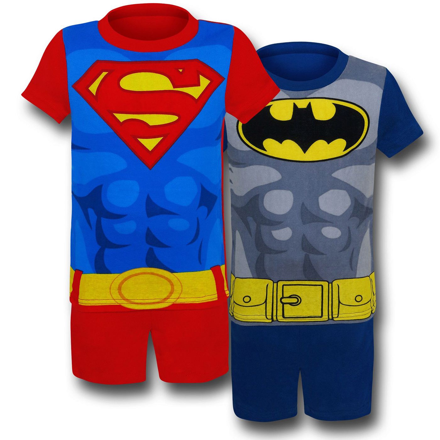 Batman Superman Kids Cotton Short Sleep Sets