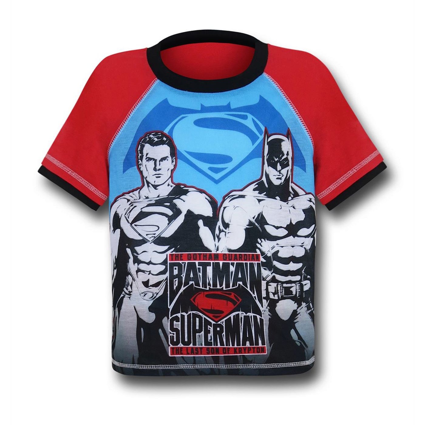 Batman Vs Superman Kids Red Pajama Set