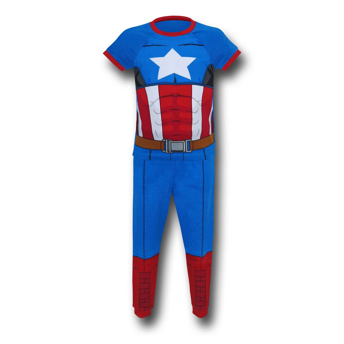 Captain America Costume Kids PJ Sleep Set