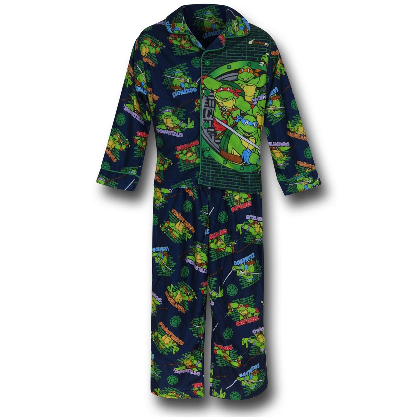 TMNT Jersey Coat Kids Pajama Set