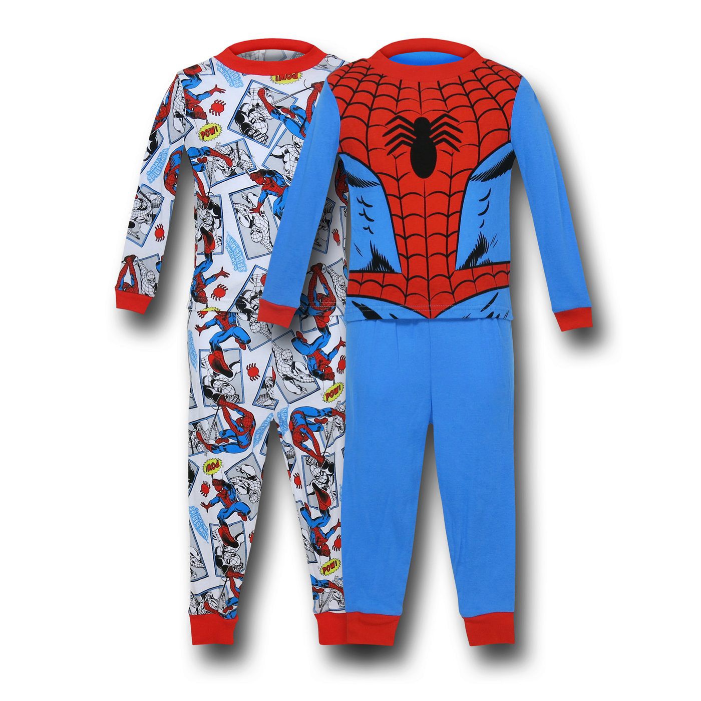 Spiderman Light Blue Costume Kids Pajama Sets