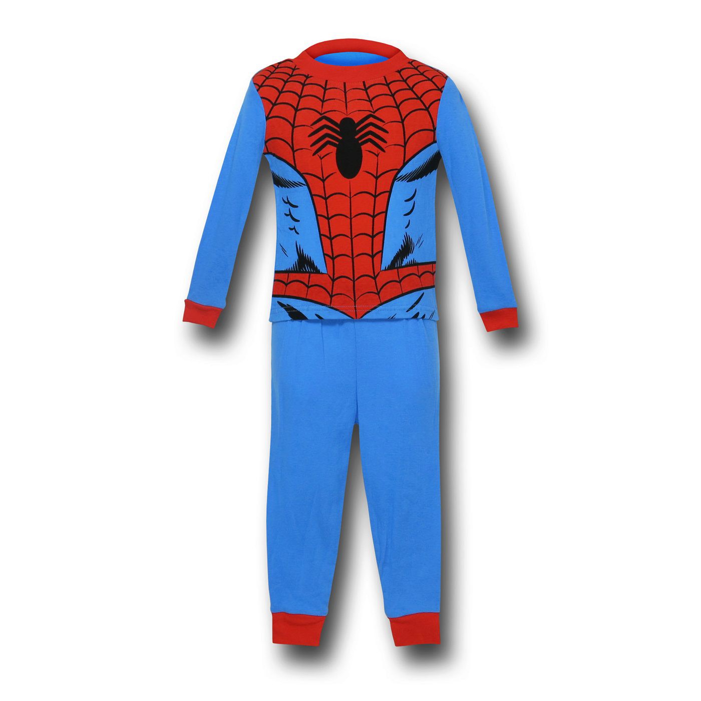Spiderman Light Blue Costume Kids Pajama Sets