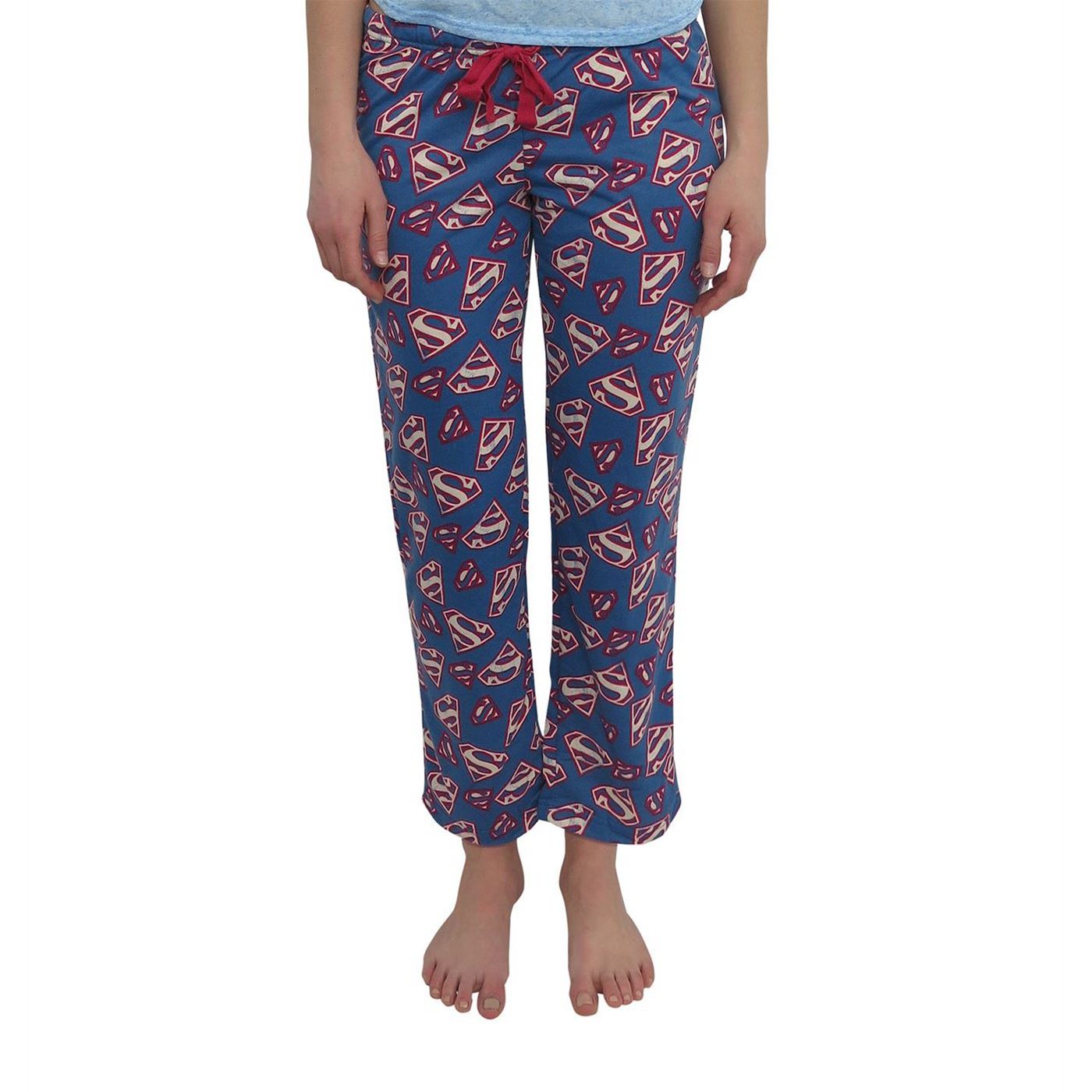 Supergirl All-Over Print Women's 2-piece Pajama Set