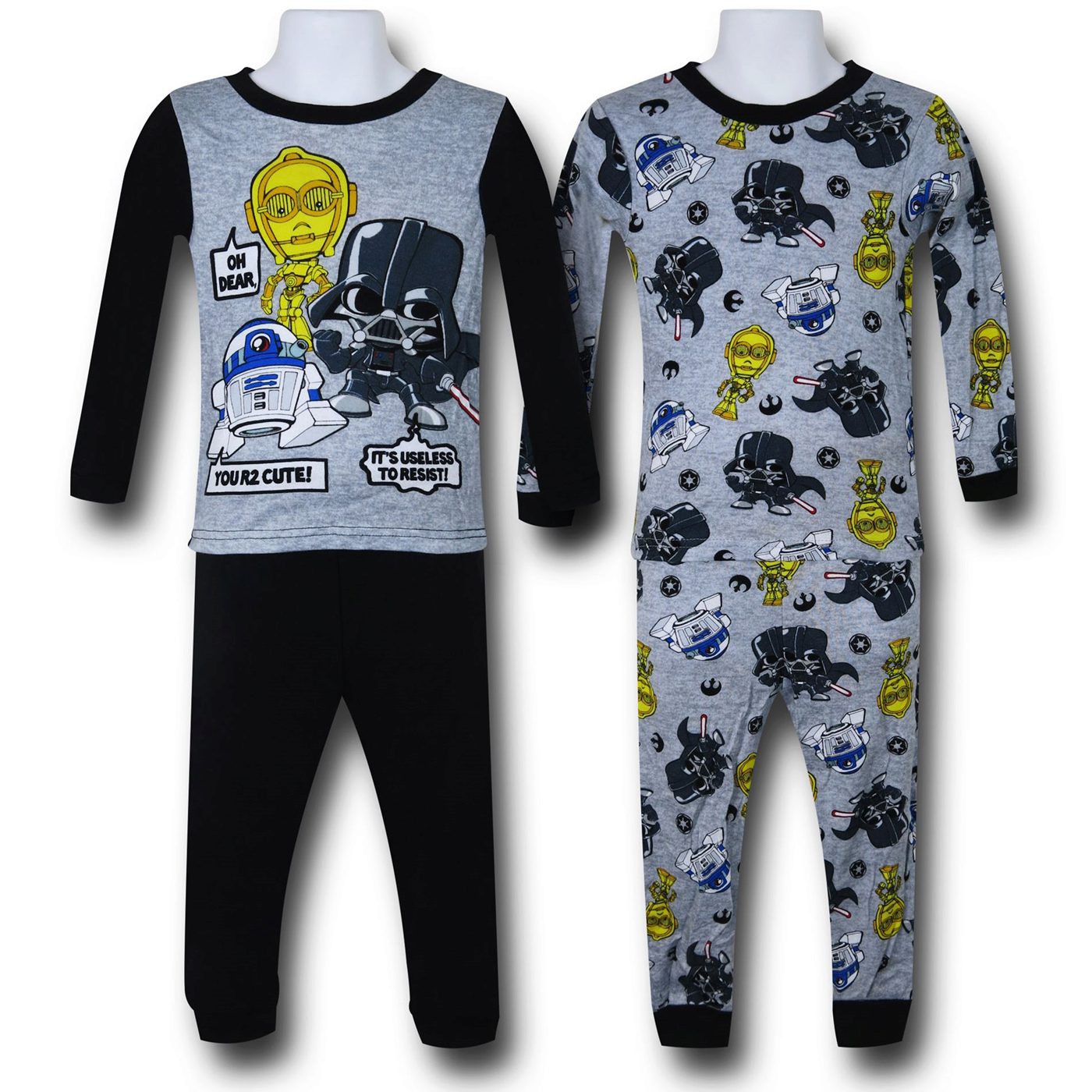Star Wars Droids and Vader 2-Pack Toddler Pajama Set