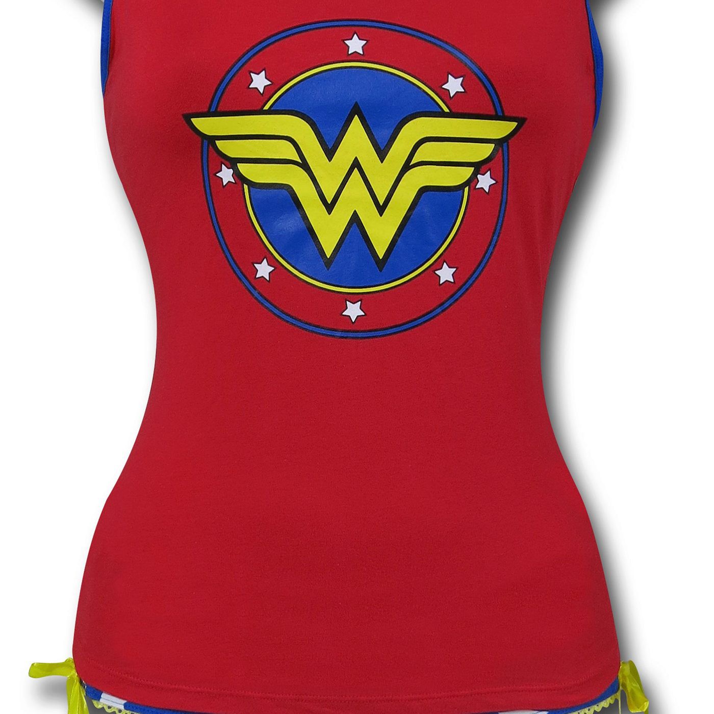 Wonder Woman Lace-Back Tank & Panty Set