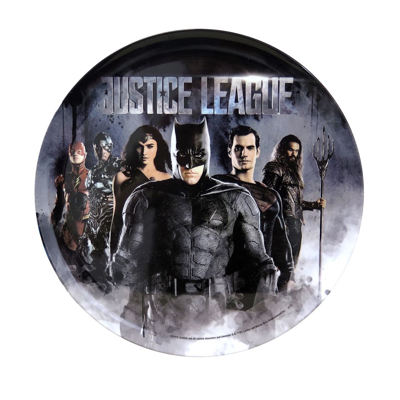 Justice League Movie 10-Inch Plastic Dinner Plate