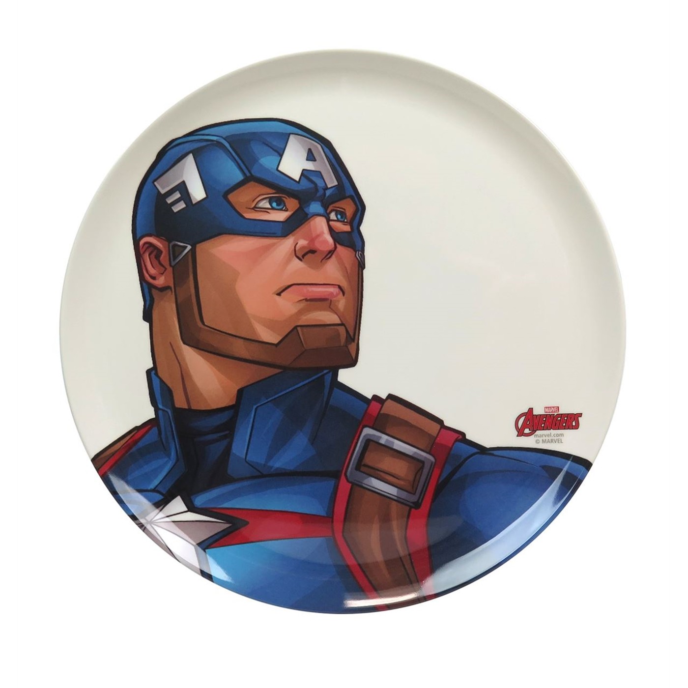 Captain America Pose 10-Inch Plastic Dinner Plate