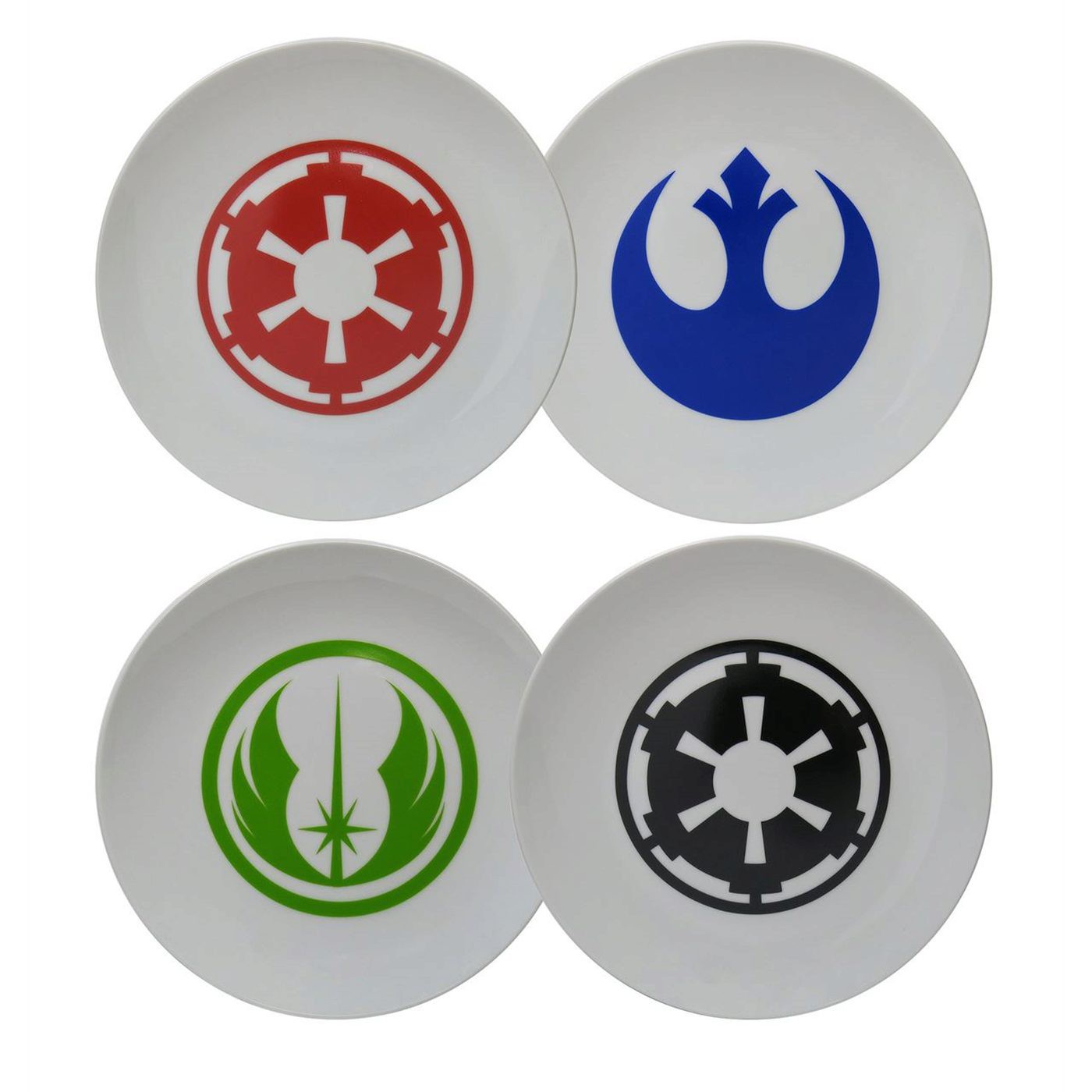 Star Wars Symbols Ceramic Plate 4-Pack