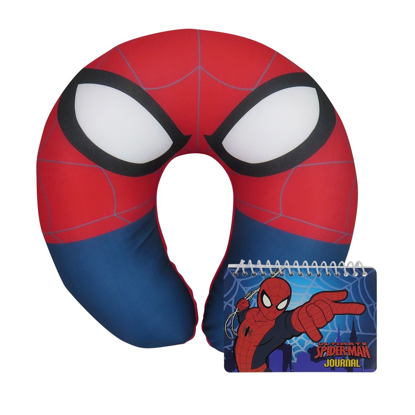 Spiderman Neck Pillow and Journal Book Set