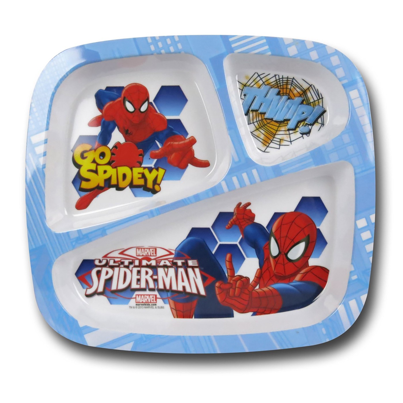 Spiderman Divided Kids Plate