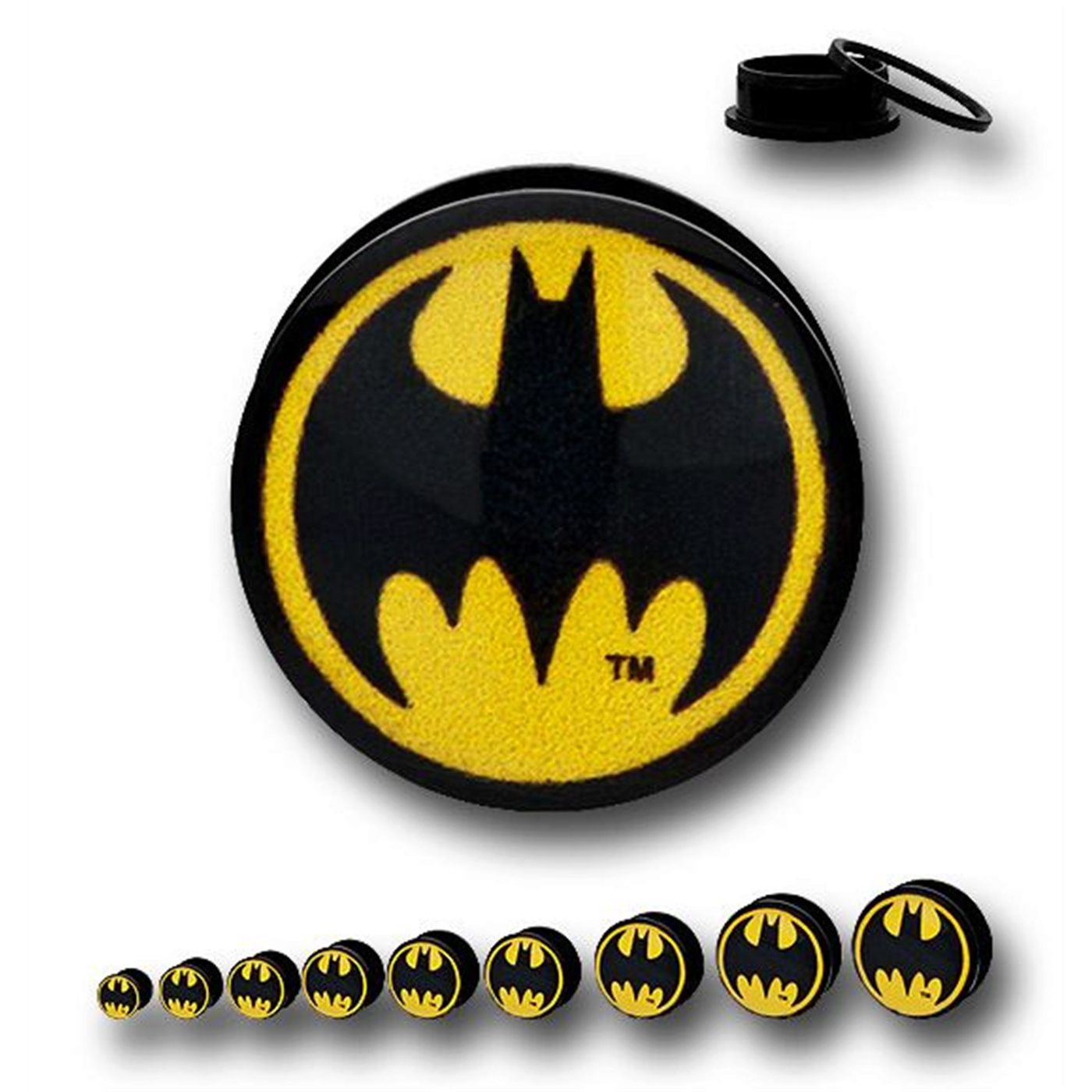 Batman Symbol Acrylic Screw Fit Plugs