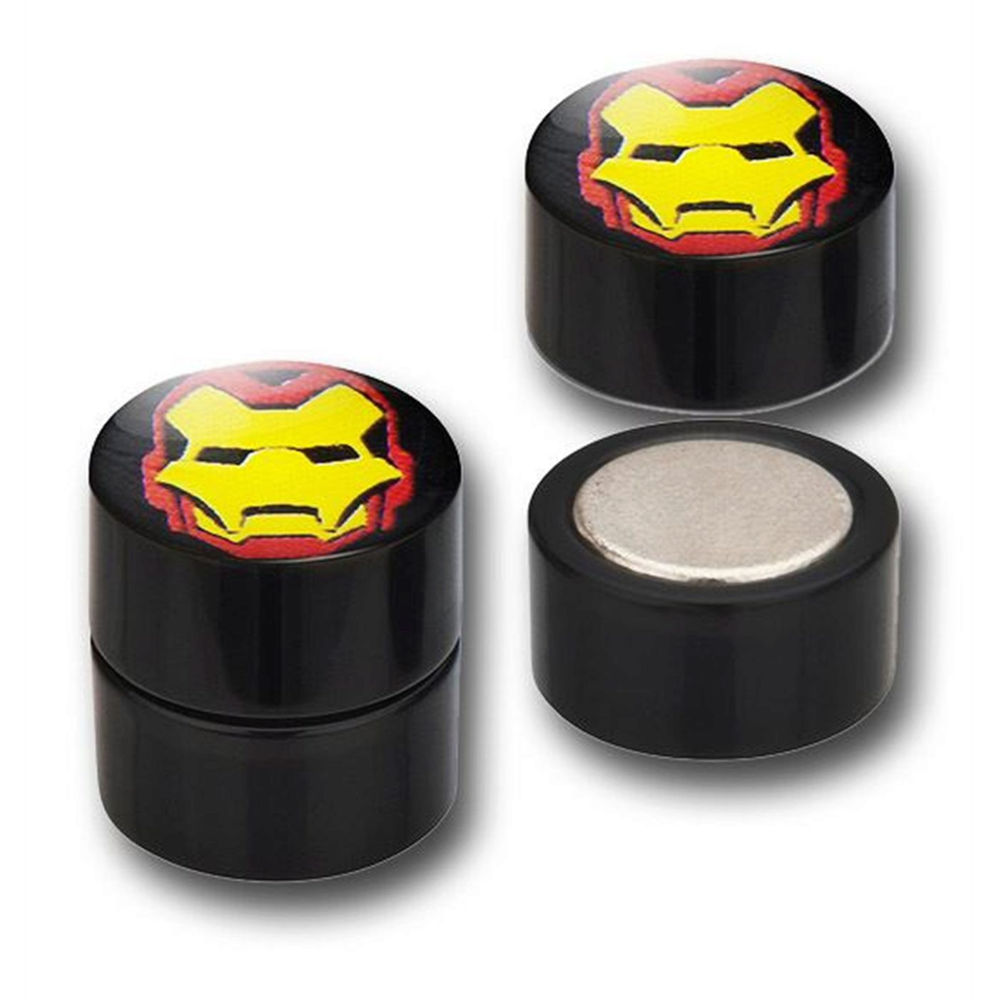 Iron Man Face Magnetic Fake Plugs