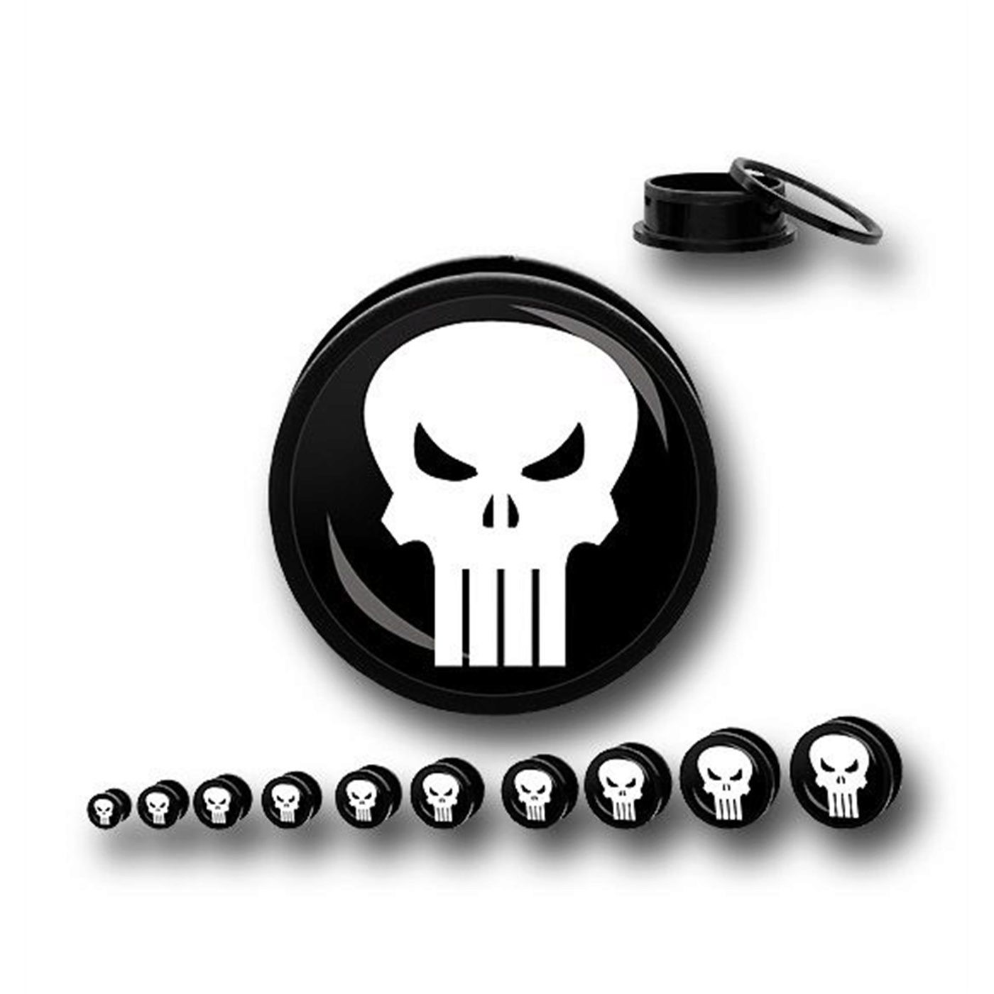 Punisher Acrylic Screw Fit Plugs