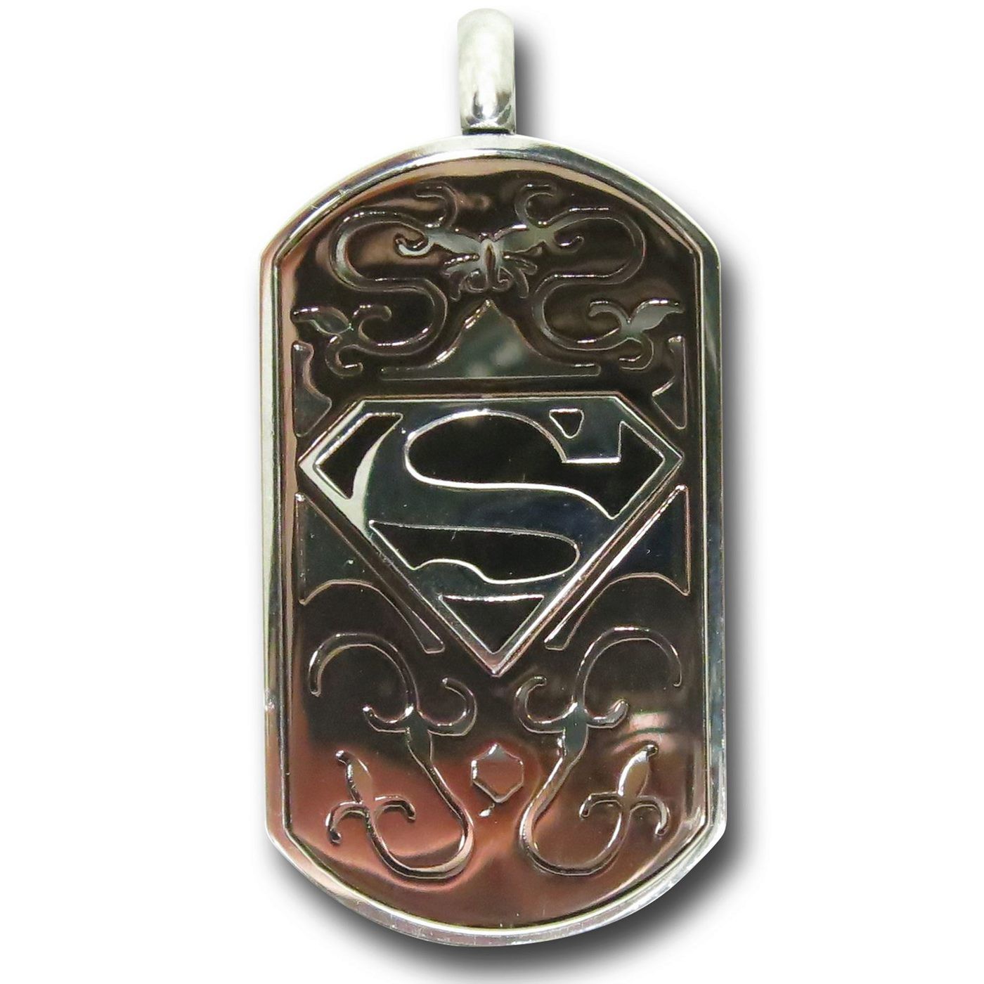 Superman Symbol Ornate Pendant